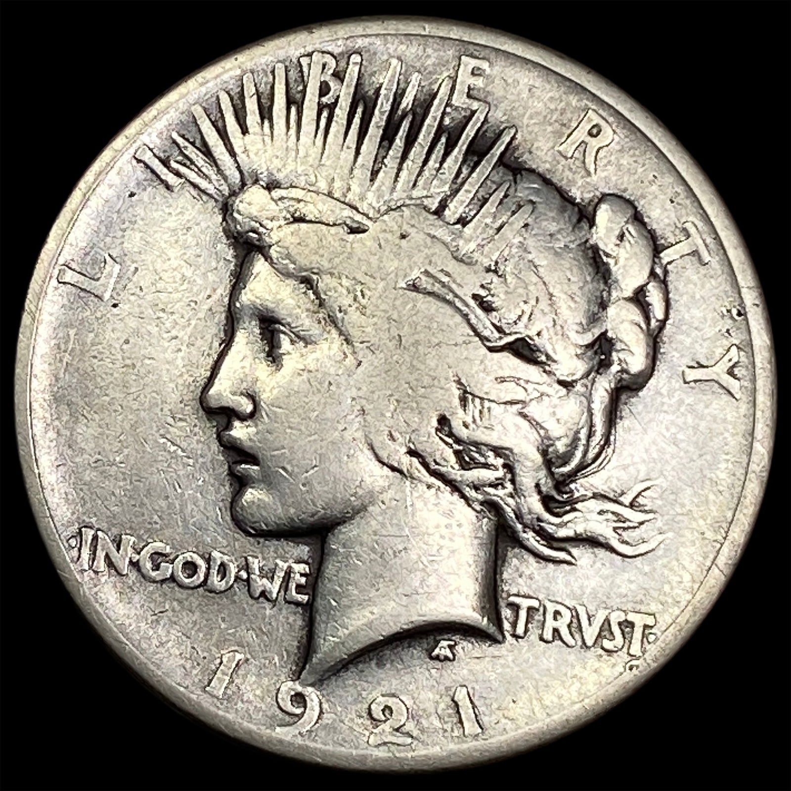 1921 Silver Peace Dollar NICELY CIRCULATED: 1921 Silver Peace Dollar NICELY CIRCULATED