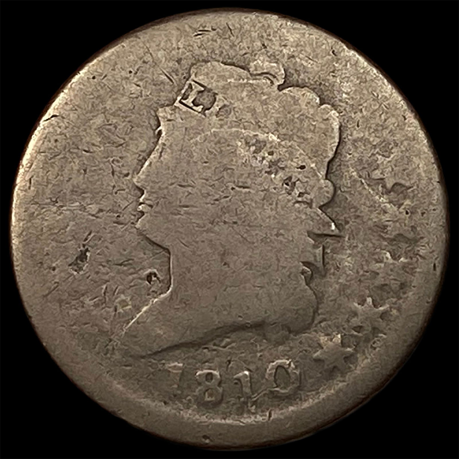 1810 Classic Head Large Cent NICELY CIRCULATED (1 of 2)