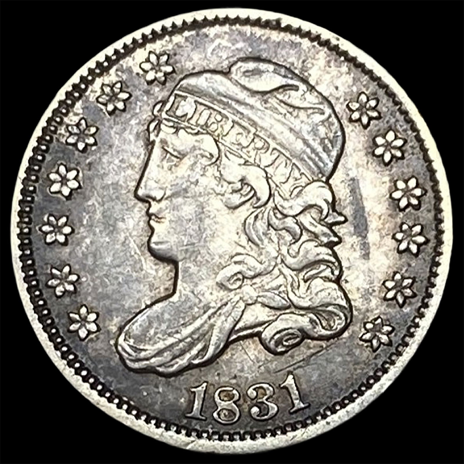 1831 Capped Bust Half Dime NEARLY UNCIRCULATED (1 of 2)