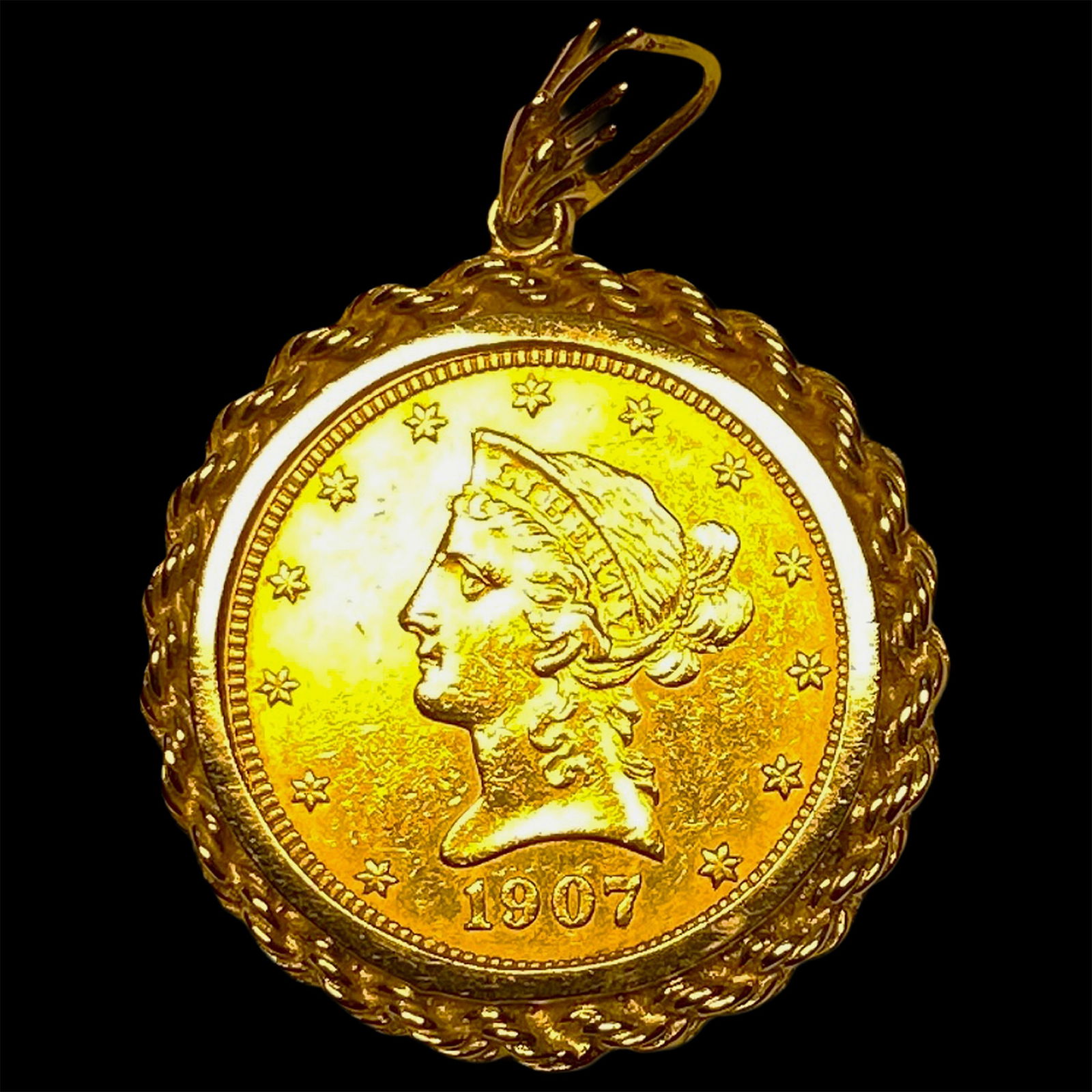 1907 Liberty Head Eagle $10 Gold CLOSELY UNCIRCULATED: 1907 Liberty Head Eagle $10 Gold CLOSELY UNCIRCULATED