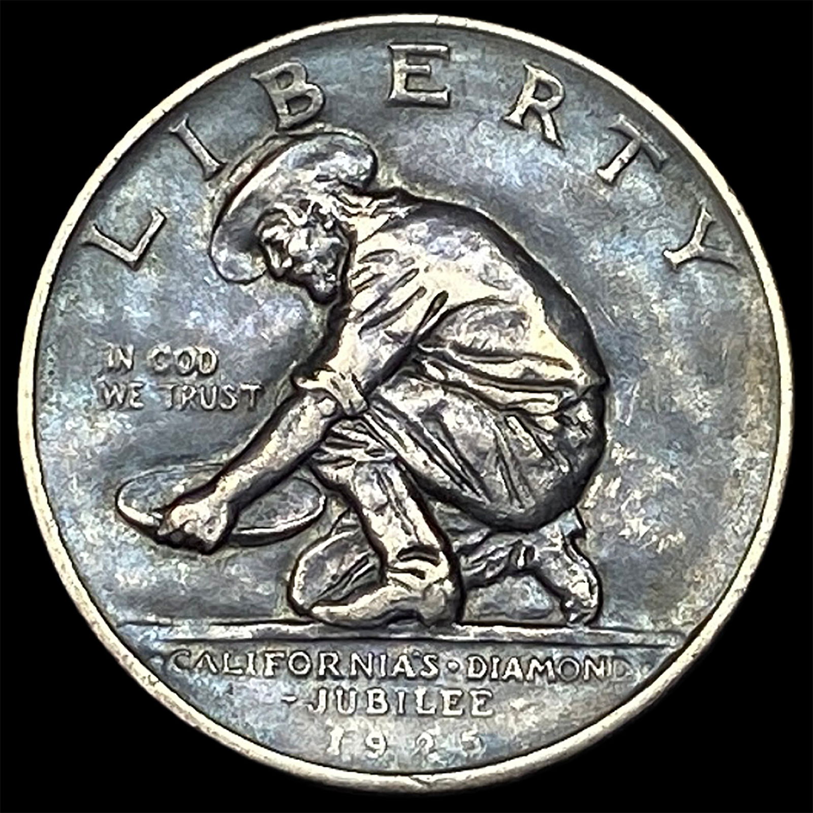 1925-S California Jubilee Half Dollar NEARLY UNCIRCULATED: 1925-S California Jubilee Half Dollar NEARLY UNCIRCULATED