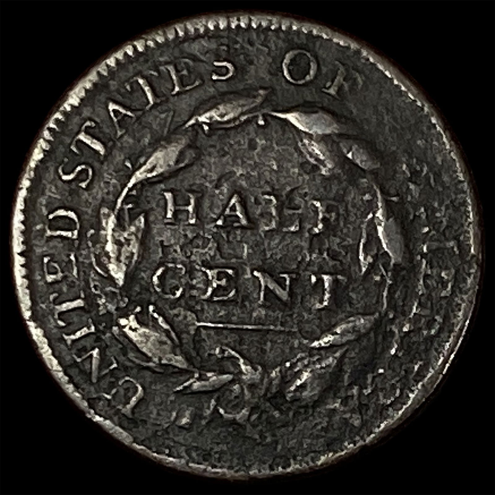 1809 Copper Half Cent NICELY CIRCULATED - 2