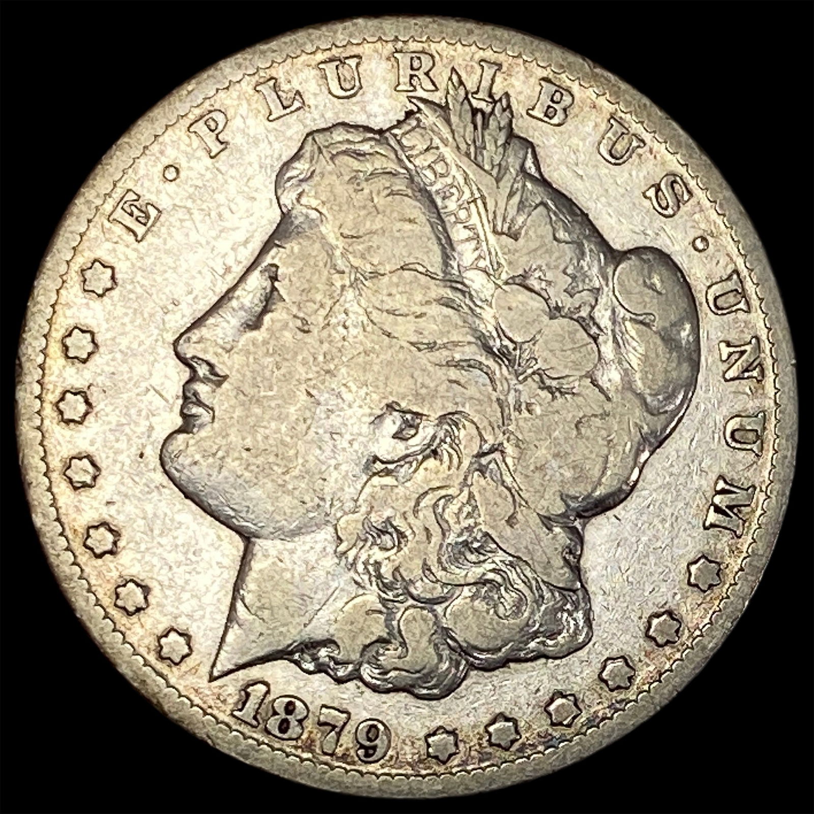 1879-CC Silver Morgan Dollar NICELY CIRCULATED: 1879-CC Silver Morgan Dollar NICELY CIRCULATED