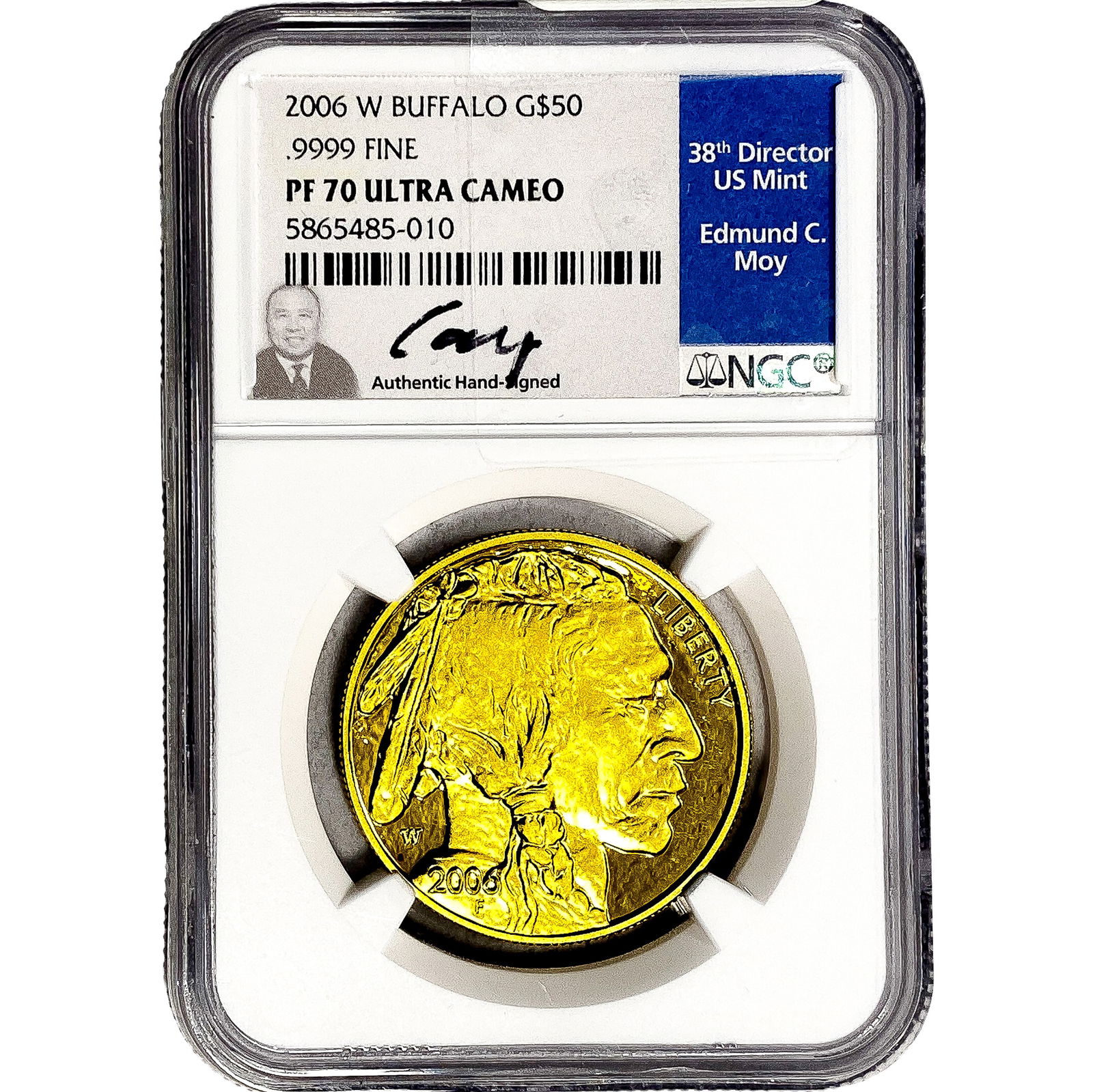 2006-W 1oz Gold $50 Buffalo NGC PF70 UC: 2006-W 1oz Gold $50 Buffalo NGC PF70 UC