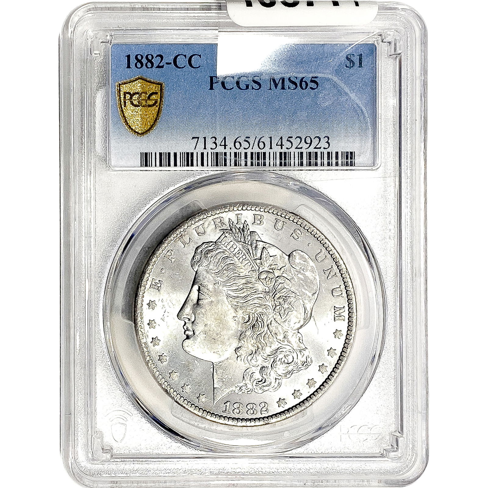1882-CC Morgan Silver Dollar PCGS MS65: 1882-CC Morgan Silver Dollar PCGS MS65