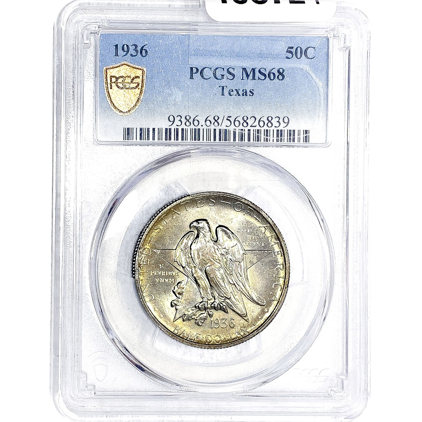 1936 Texas Half Dollar PCGS MS68 (1 of 2)