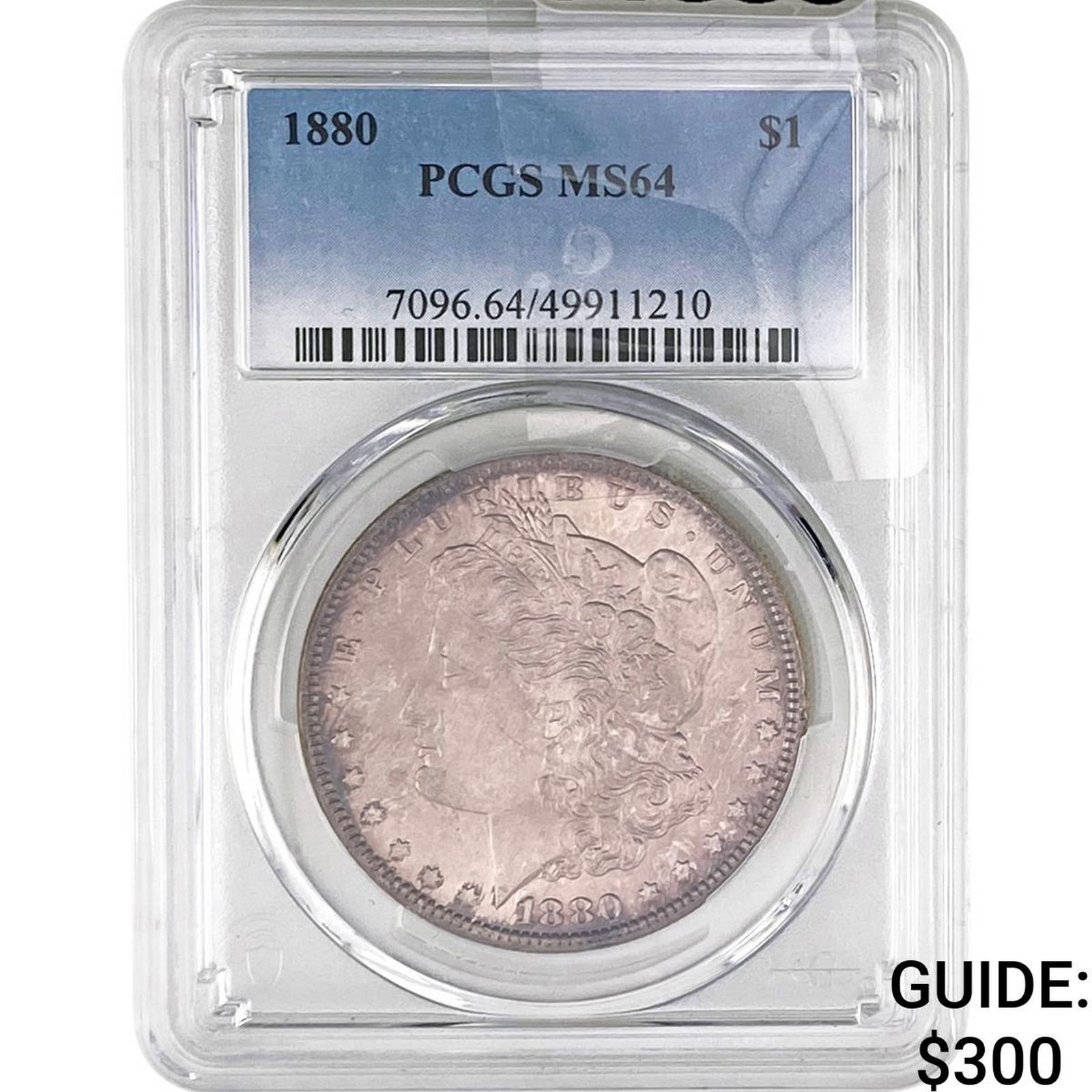 1880 Morgan Silver Dollar PCGS MS64: 1880 Morgan Silver Dollar PCGS MS64
