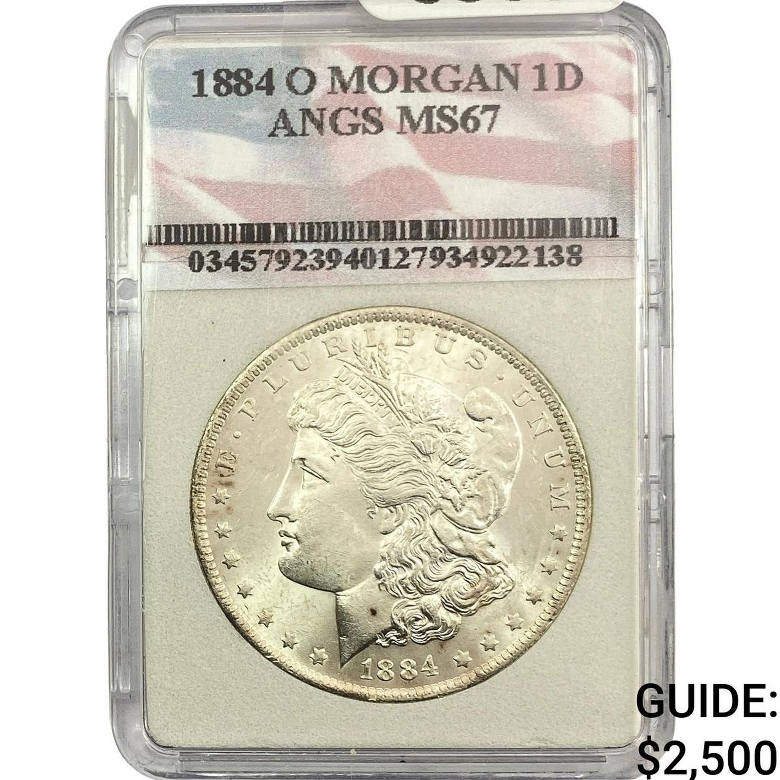 1884-O Morgan Silver Dollar ANGS MS67 (1 of 2)