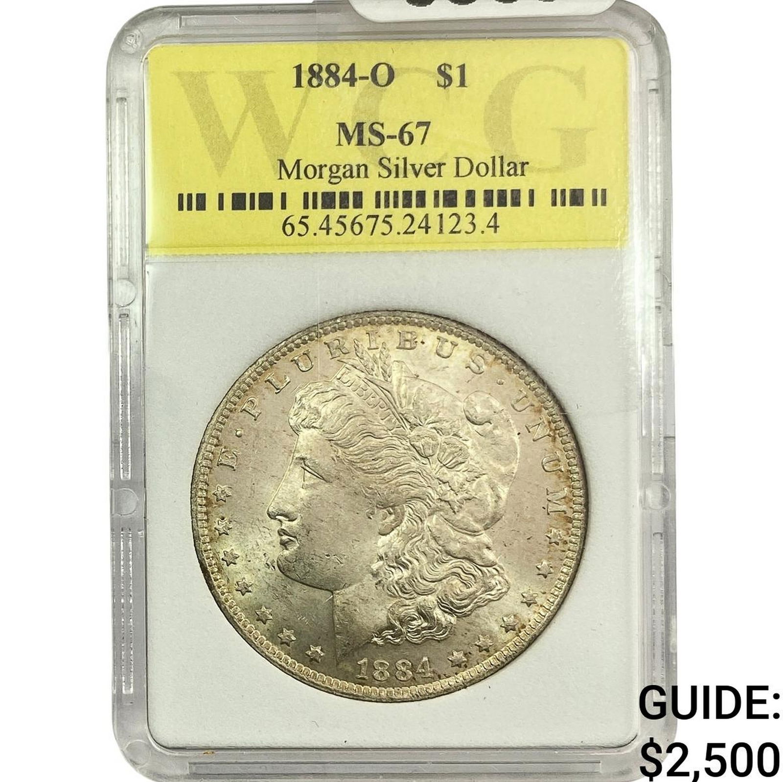 1884-O Morgan Silver Dollar WCG MS67 (1 of 2)