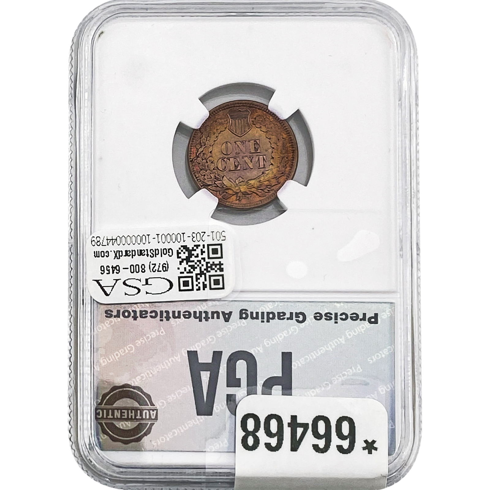 1863 Wheat Cent PGA MS64 - 2