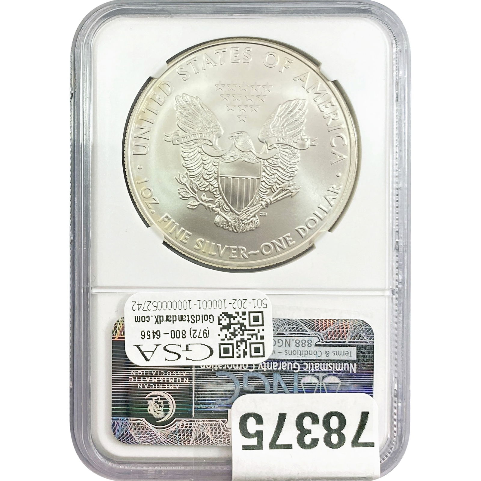 2010 Silver Eagle NGC MS69 - 2