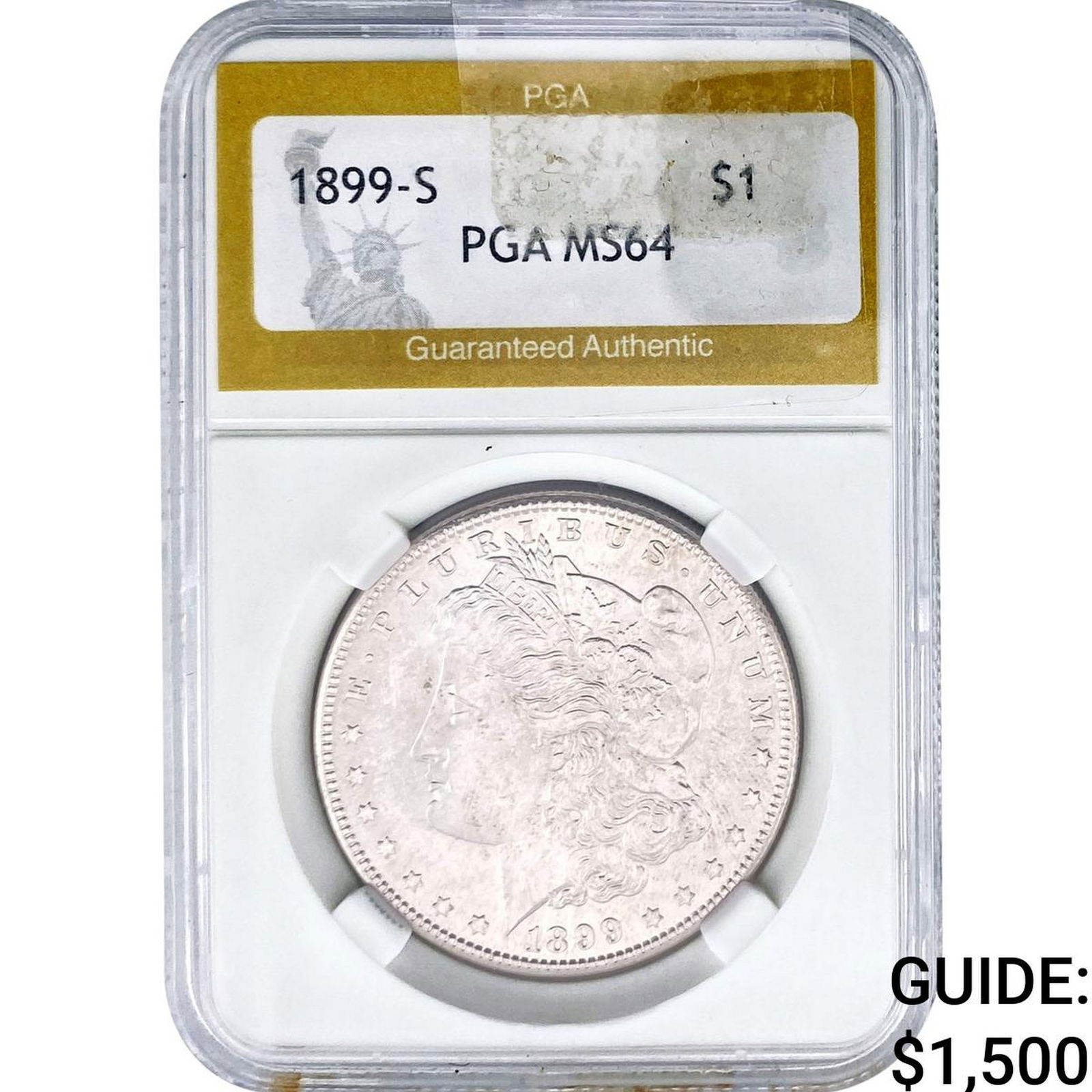 1899-S Morgan Silver Dollar PGA MS64 (1 of 2)