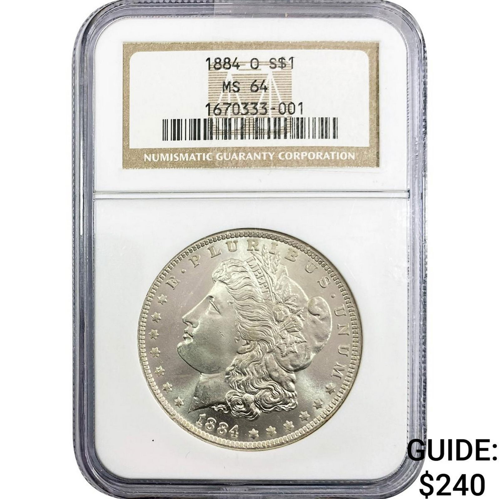 1884-O Morgan Silver Dollar NGC MS64 (1 of 2)