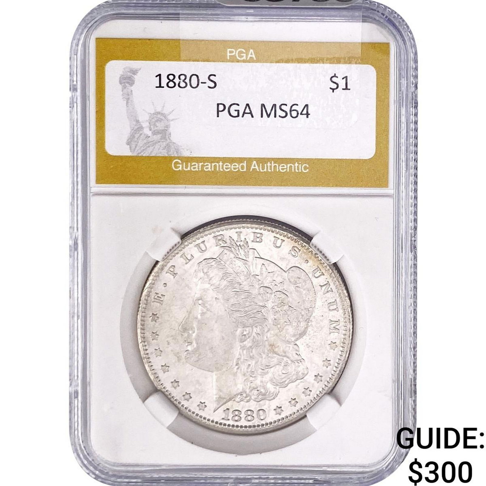 1880-S Morgan Silver Dollar PGA MS64 (1 of 2)