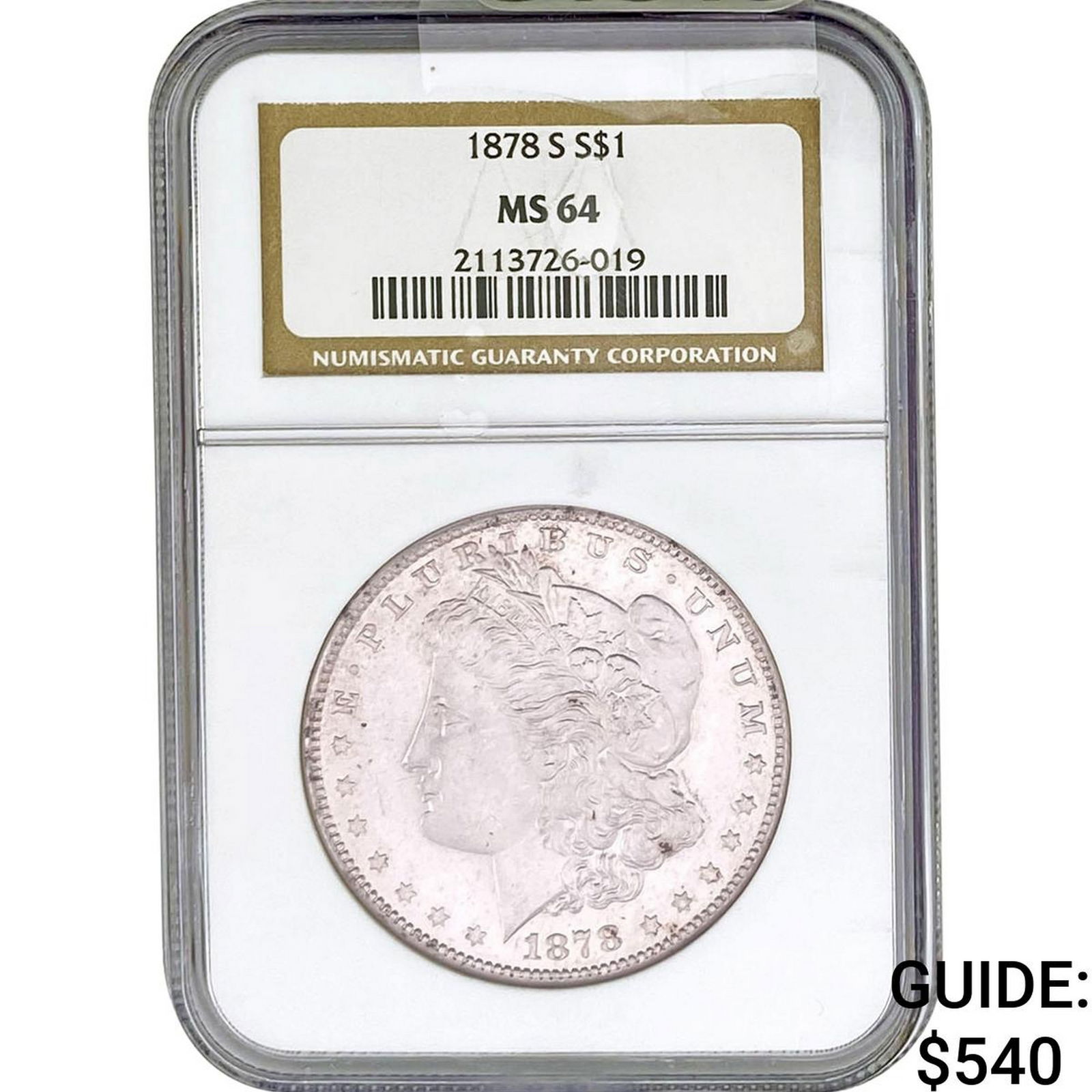 1878-S Morgan Silver Dollar NGC MS64 (1 of 2)