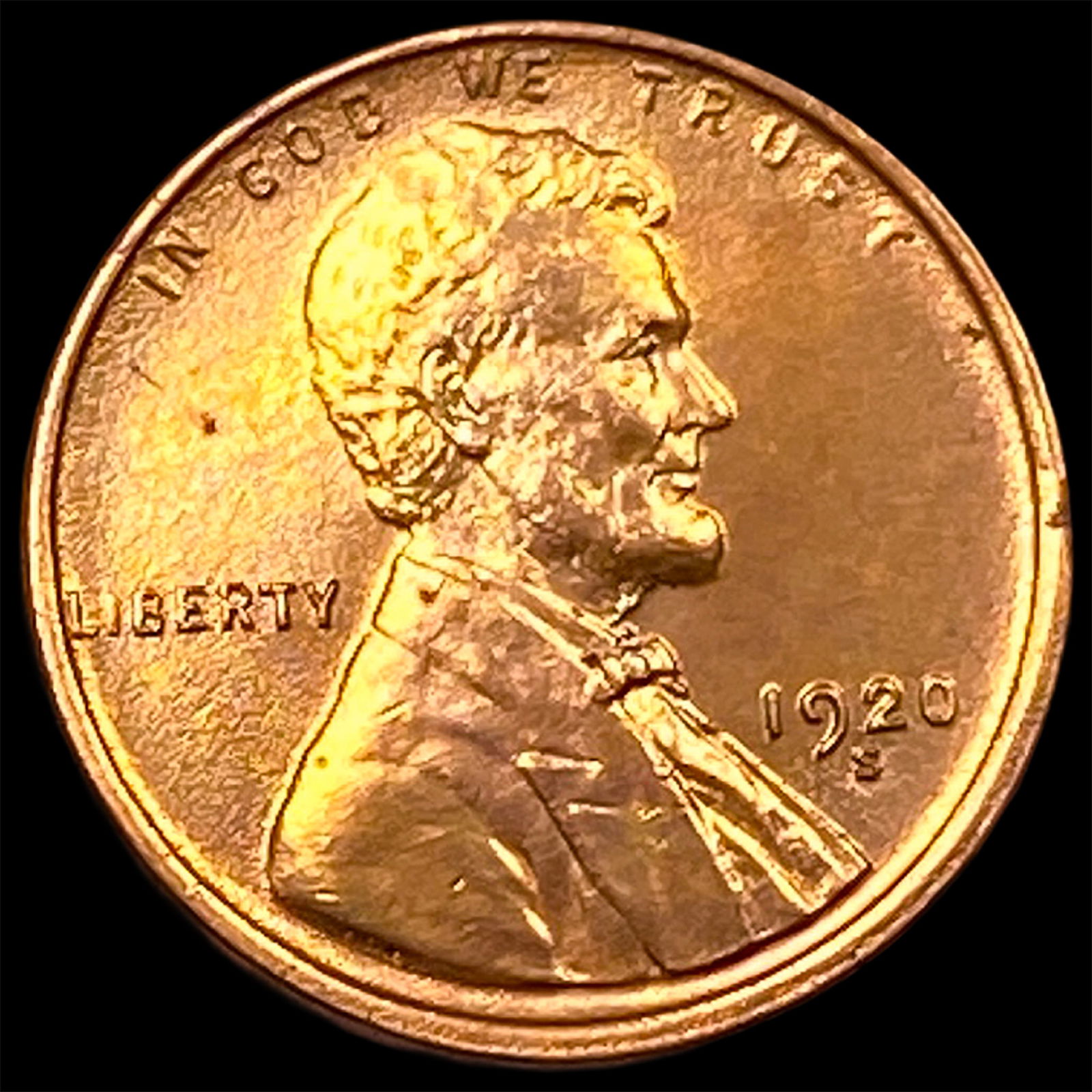 1920-S Lincoln Wheat Cent UNCIRCULATED (1 of 2)