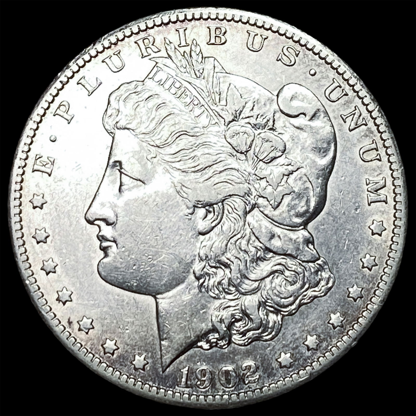 1902-S Silver Morgan Dollar NEARLY UNCIRCULATED: 1902-S Silver Morgan Dollar NEARLY UNCIRCULATED