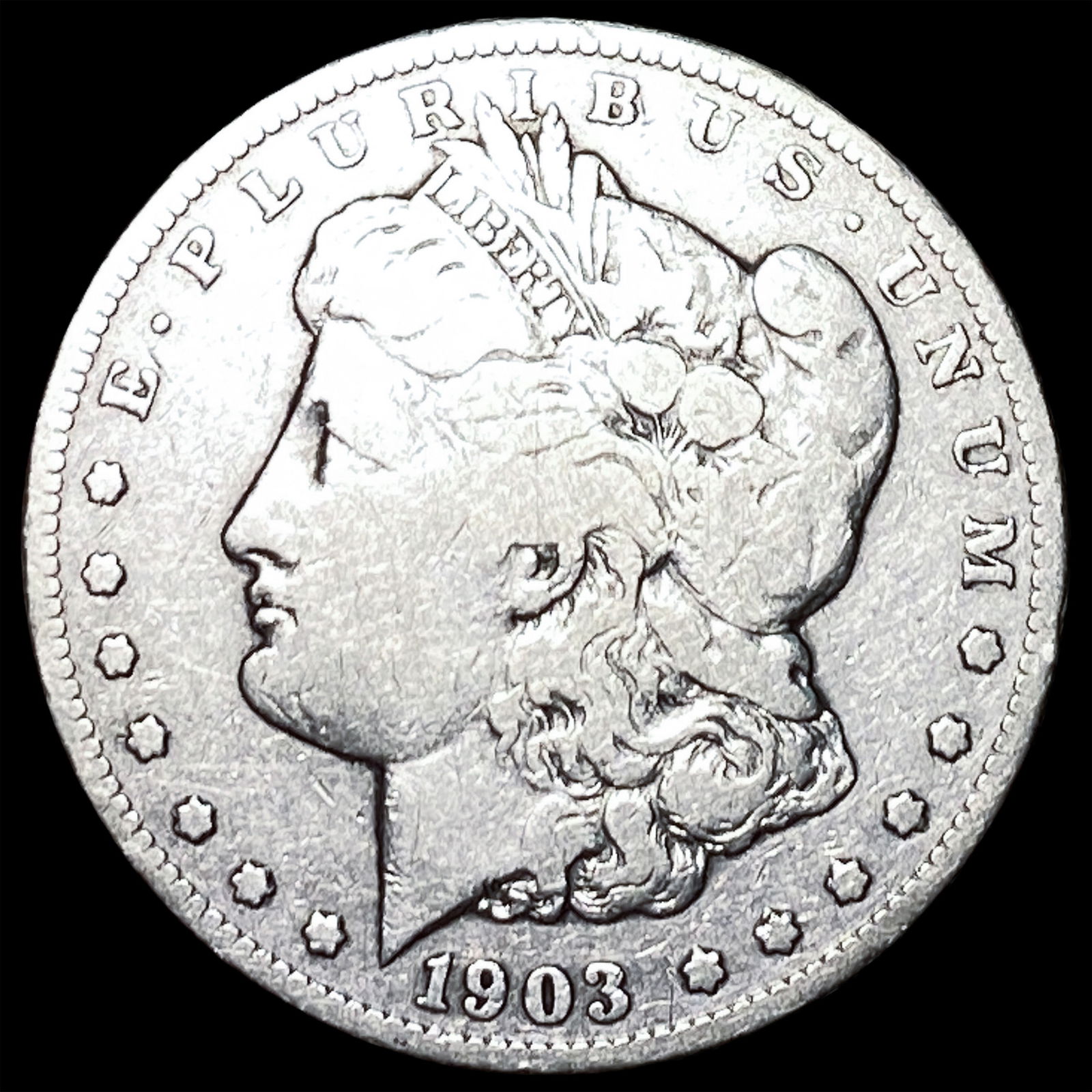 1903-S Silver Morgan Dollar NICELY CIRCULATED (1 of 2)