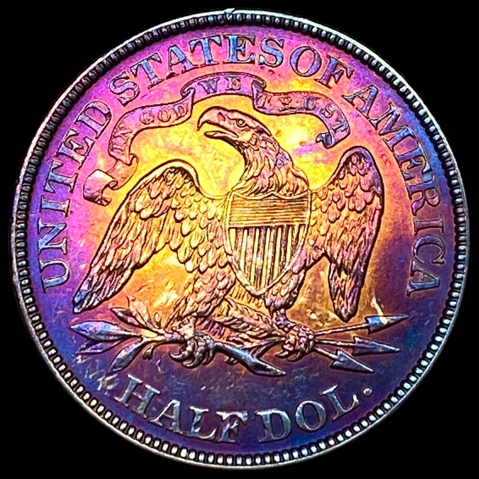 1872 Silver Half Dollar UNCIRCULATED - 2