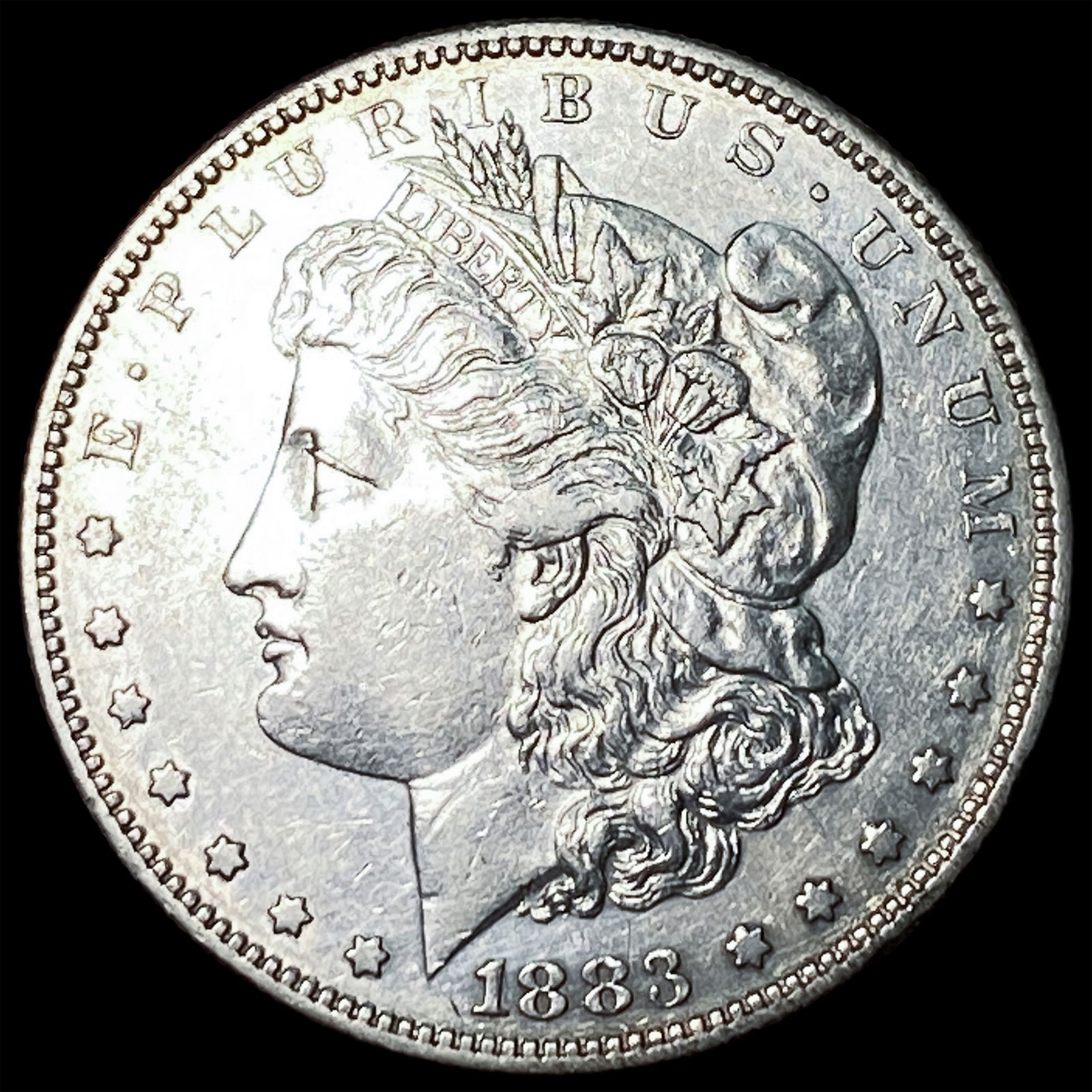 1883-S Silver Morgan Dollar CLOSELY UNCIRCULATED: 1883-S Silver Morgan Dollar CLOSELY UNCIRCULATED