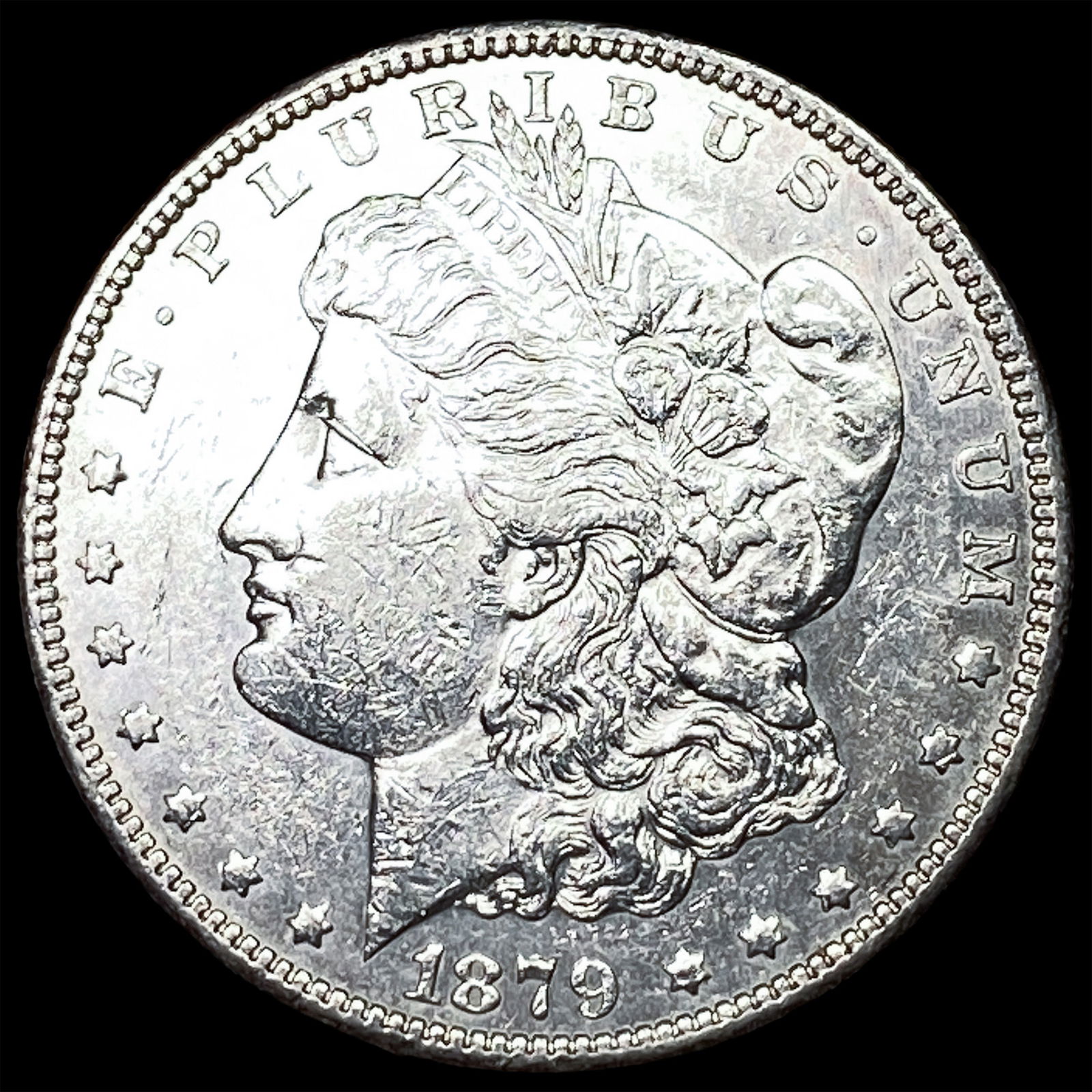 1879-S Silver Morgan Dollar CLOSELY UNCIRCULATED: 1879-S Silver Morgan Dollar CLOSELY UNCIRCULATED