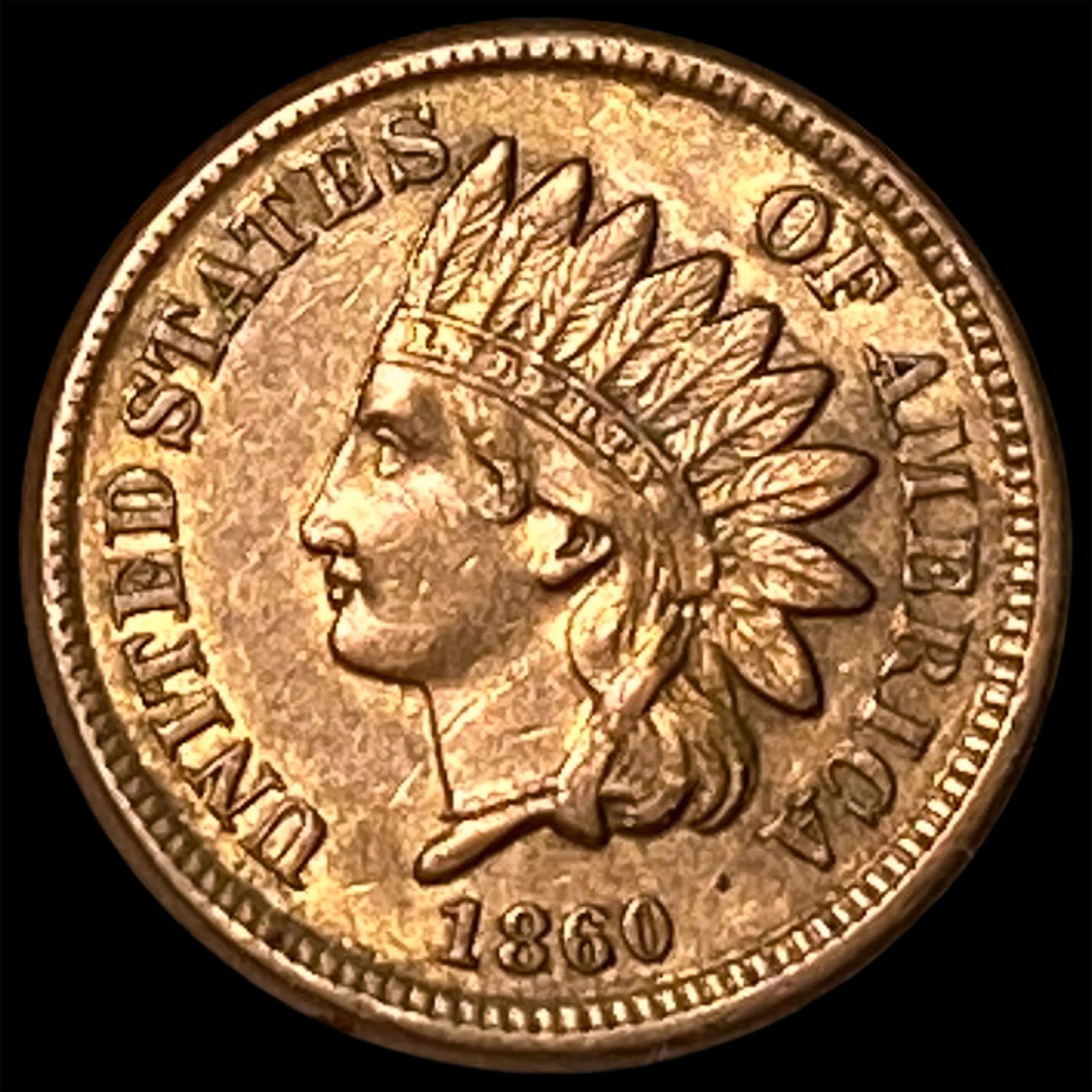 1860 Copper-Nickel Indian Head Cent UNCIRCULATED: 1860 Copper-Nickel Indian Head Cent UNCIRCULATED