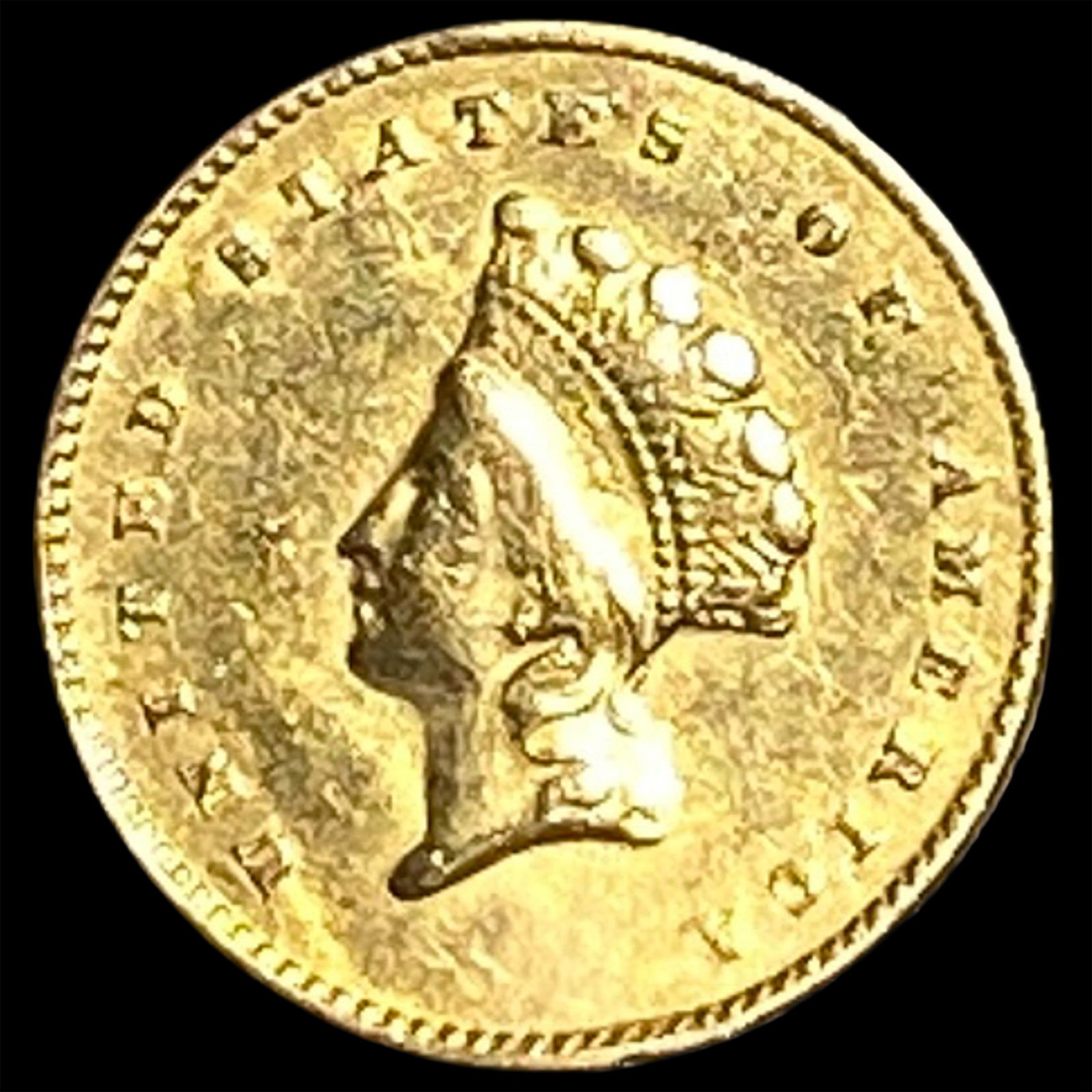 1856 Gold $1 Indian Head Type 2 HIGH GRADE: 1856 Gold $1 Indian Head Type 2 HIGH GRADE