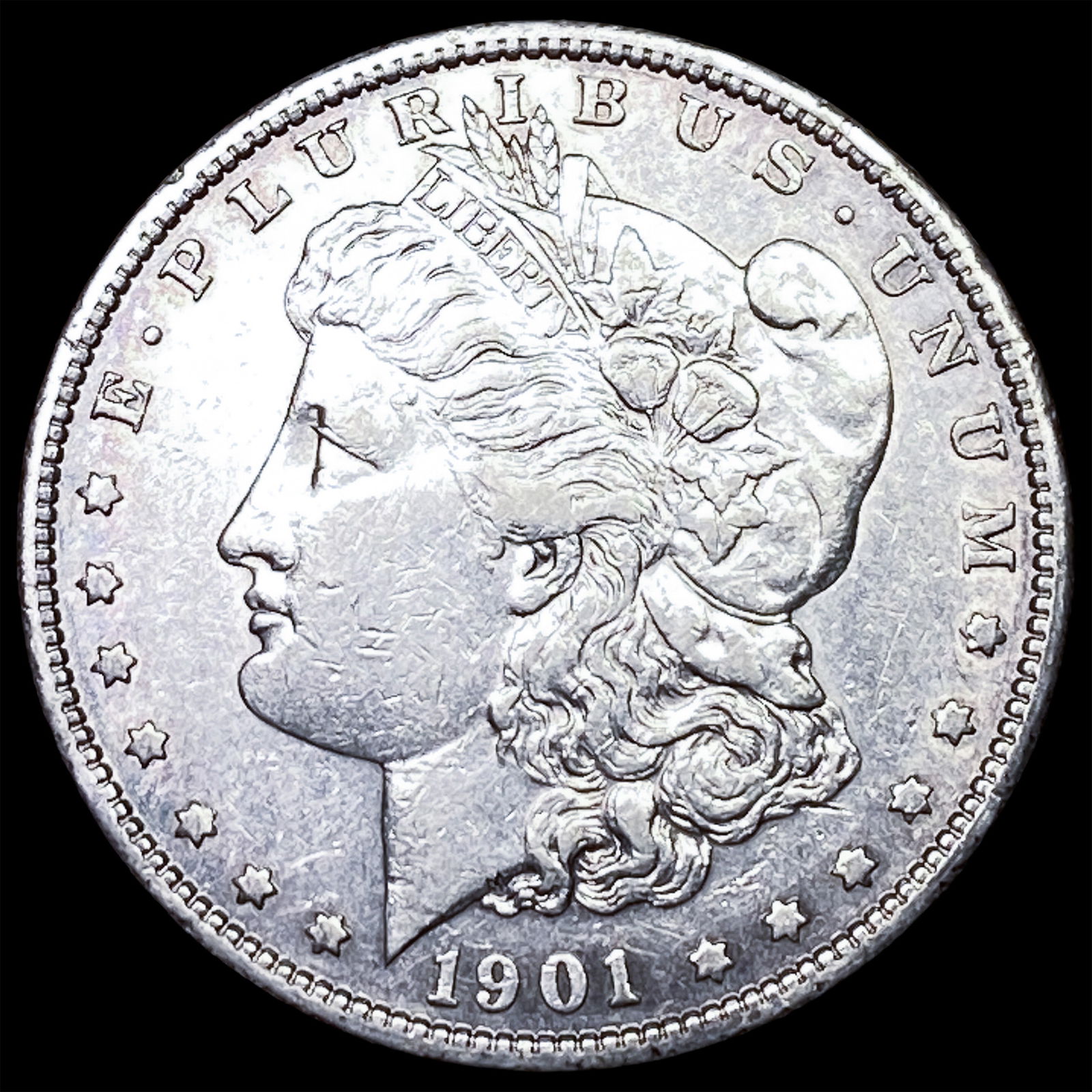 1901-S Silver Morgan Dollar CLOSELY UNCIRCULATED: 1901-S Silver Morgan Dollar CLOSELY UNCIRCULATED