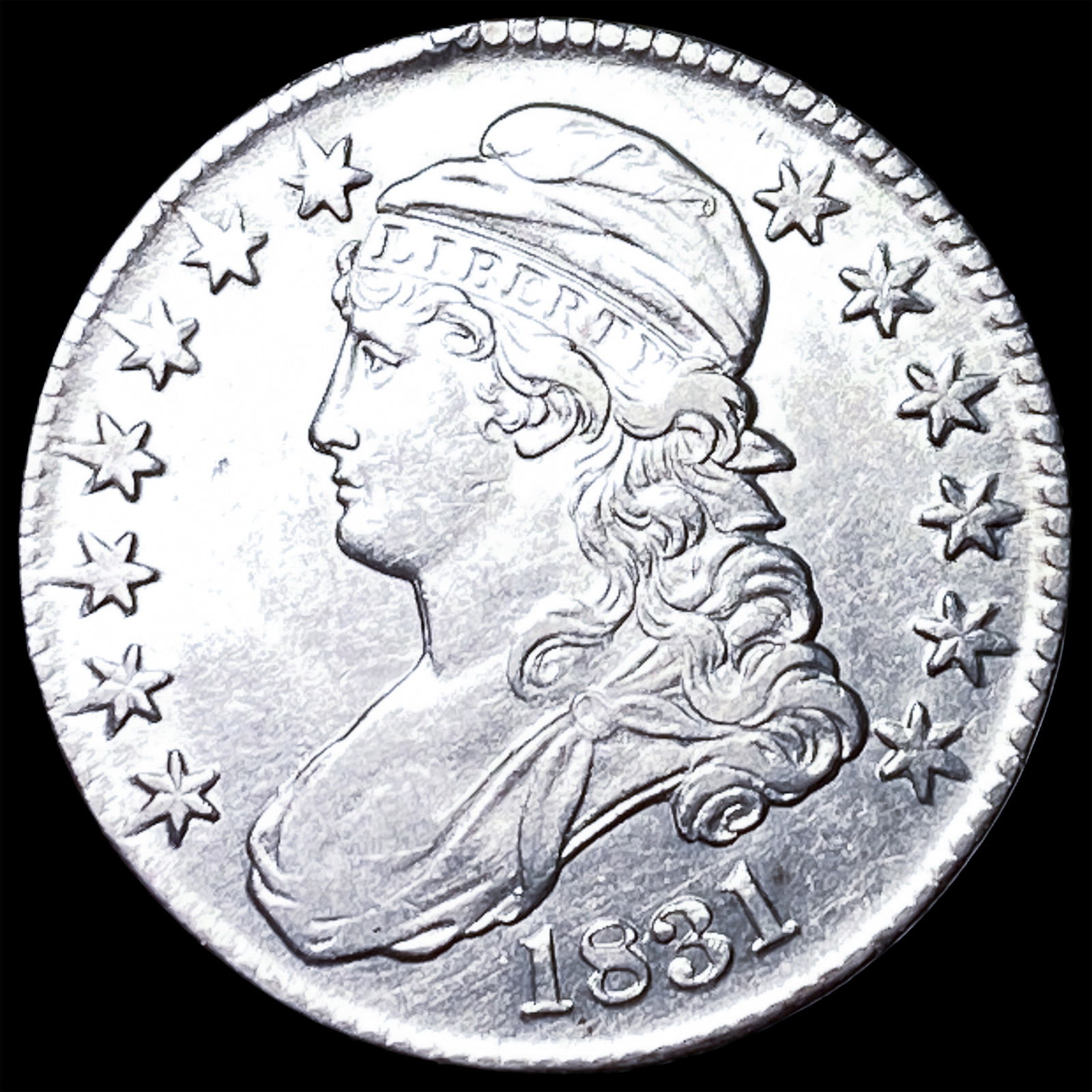 1831 Capped Bust Half Dollar CHOICE AU (1 of 2)