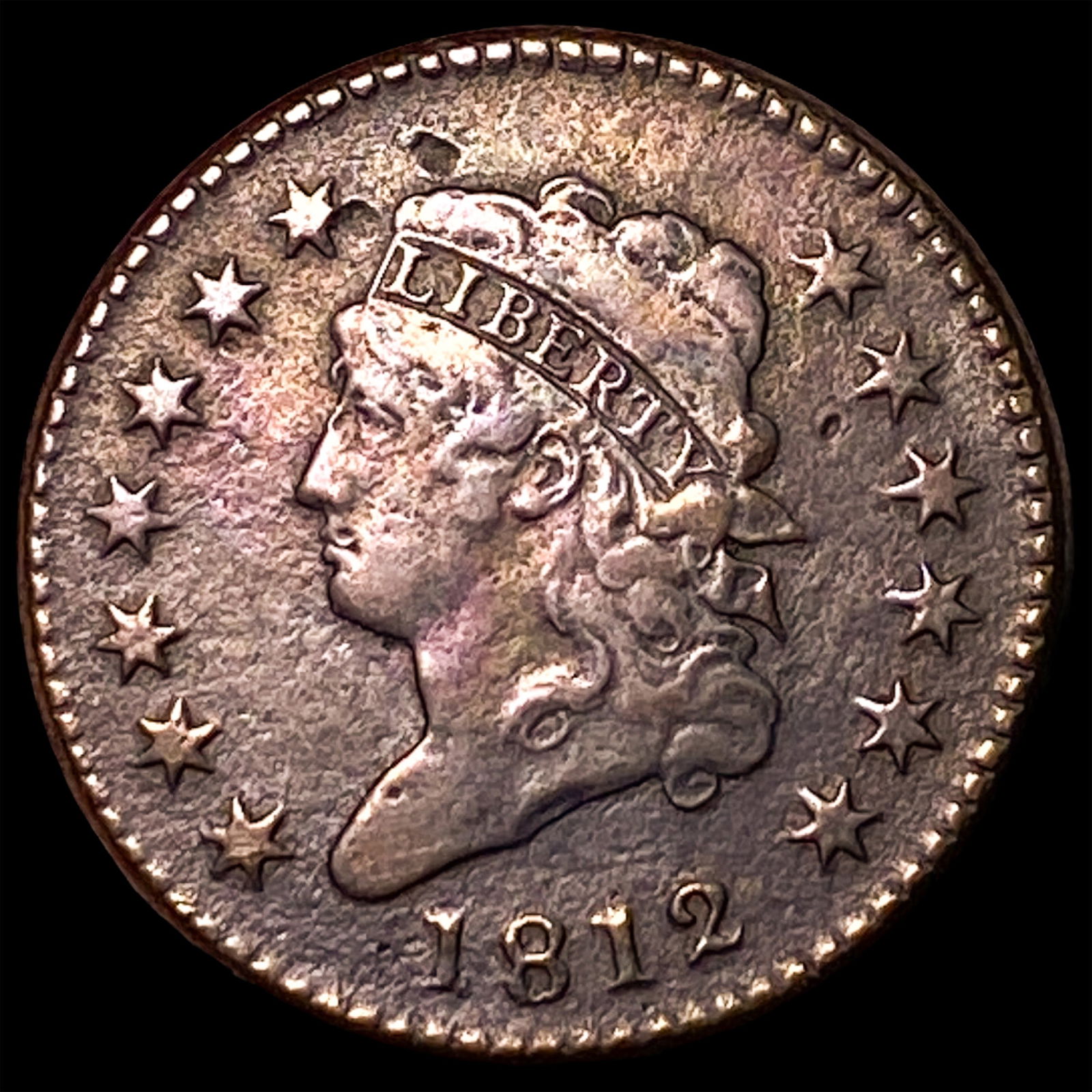 1812 Classic Head Large Cent HIGH GRADE: 1812 Classic Head Large Cent HIGH GRADE
