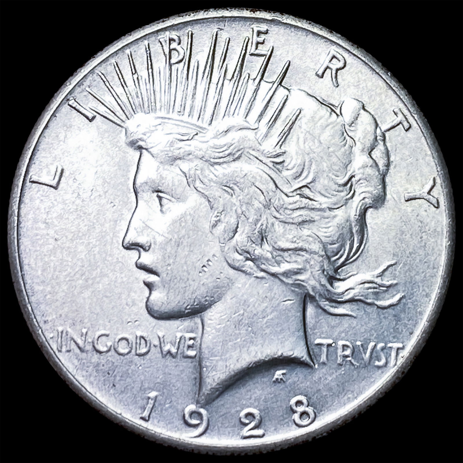 1928 Peace Silver Dollar CLOSELY UNCIRCULATED: 1928 Peace Silver Dollar CLOSELY UNCIRCULATED