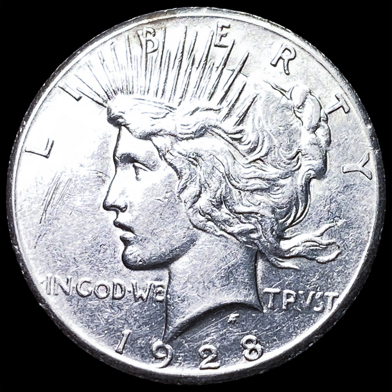 1928 Silver Peace Dollar CLOSELY UNCIRCULATED: 1928 Silver Peace Dollar CLOSELY UNCIRCULATED