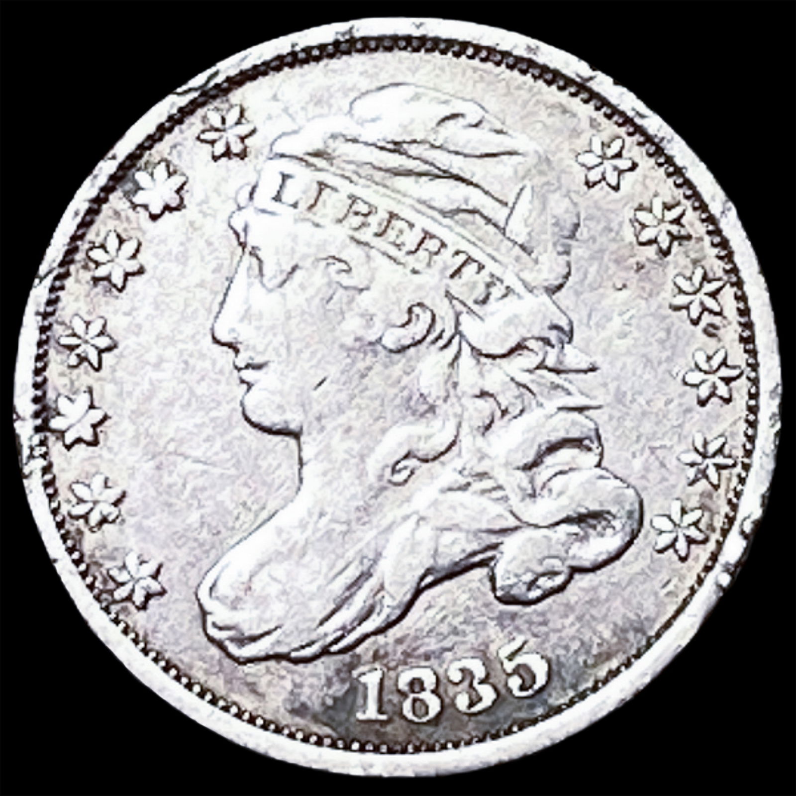 1835 Capped Bust Dime HIGH GRADE (1 of 2)