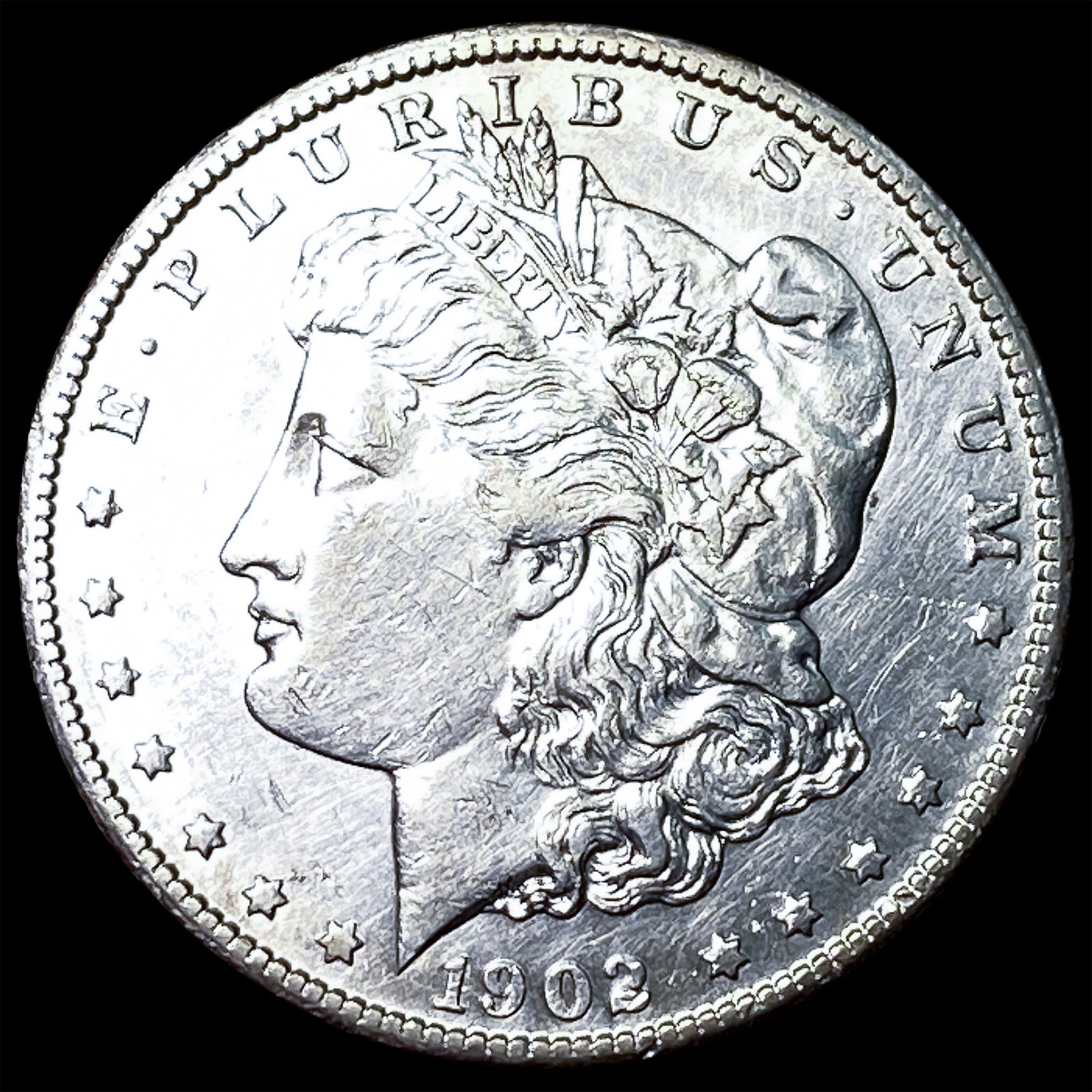 1902-S Silver Morgan Dollar CLOSELY UNCIRCULATED: 1902-S Silver Morgan Dollar CLOSELY UNCIRCULATED