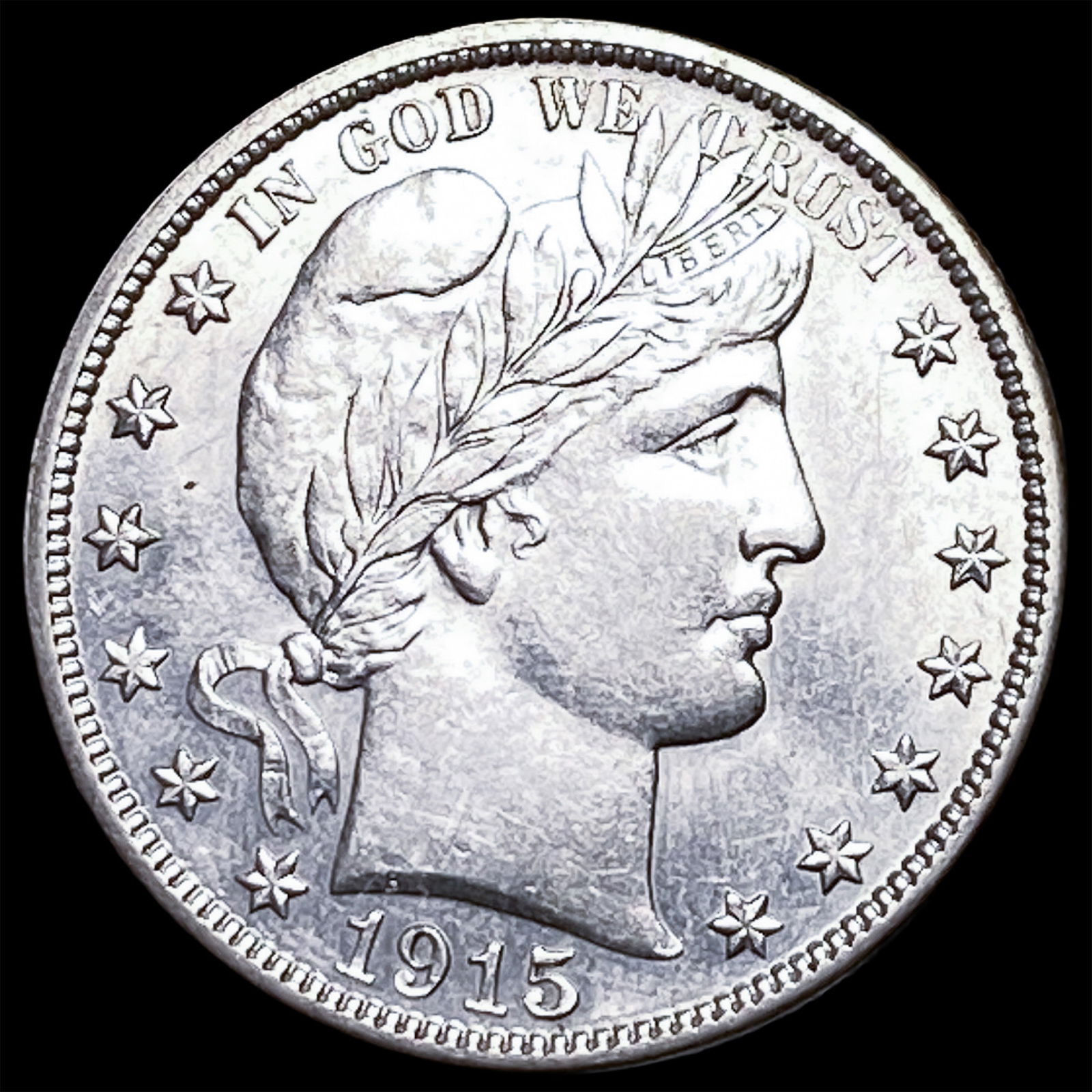 1915-D Silver Barber Half Dollar UNCIRCULATED: 1915-D Silver Barber Half Dollar UNCIRCULATED
