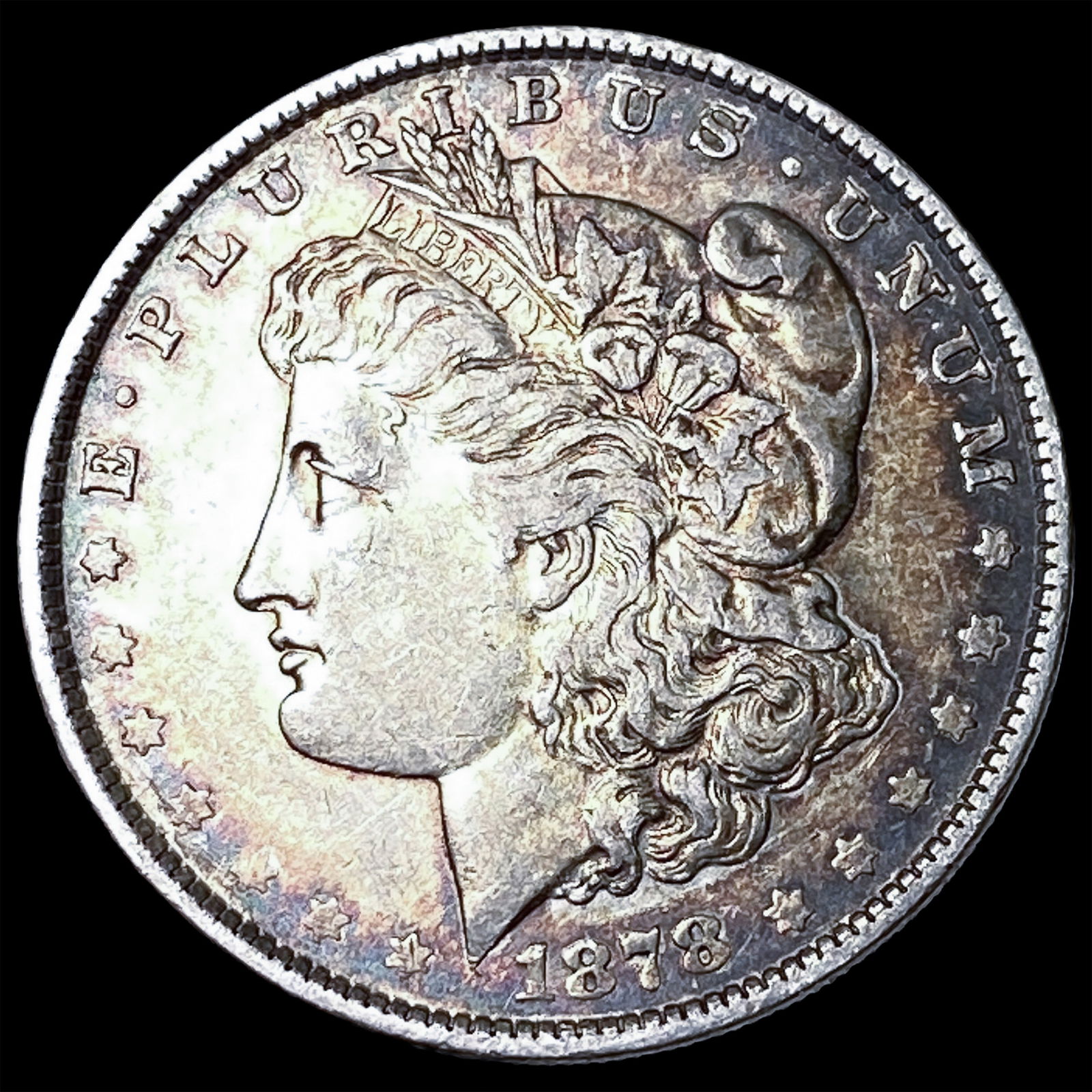 1878 Silver Morgan Dollar NEARLY UNCIRCULATED: 1878 Silver Morgan Dollar NEARLY UNCIRCULATED
