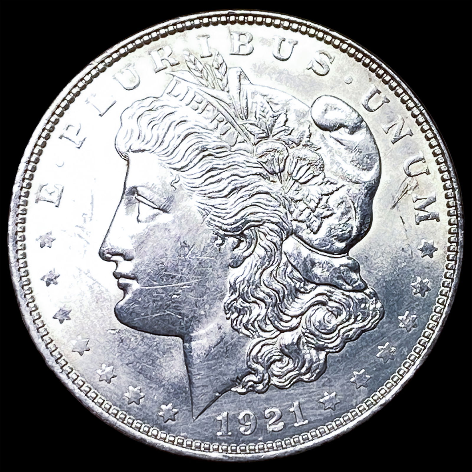 1921 Silver Morgan Dollar UNCIRCULATED: 1921 Silver Morgan Dollar UNCIRCULATED
