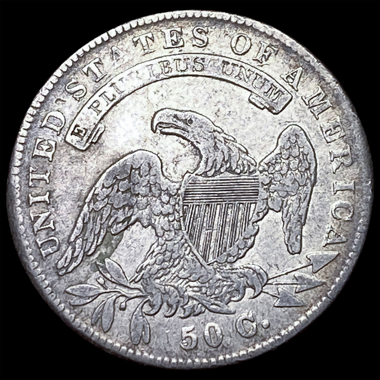 1834 Capped Bust Half Dollar ABOUT UNCIRCULATED - 2