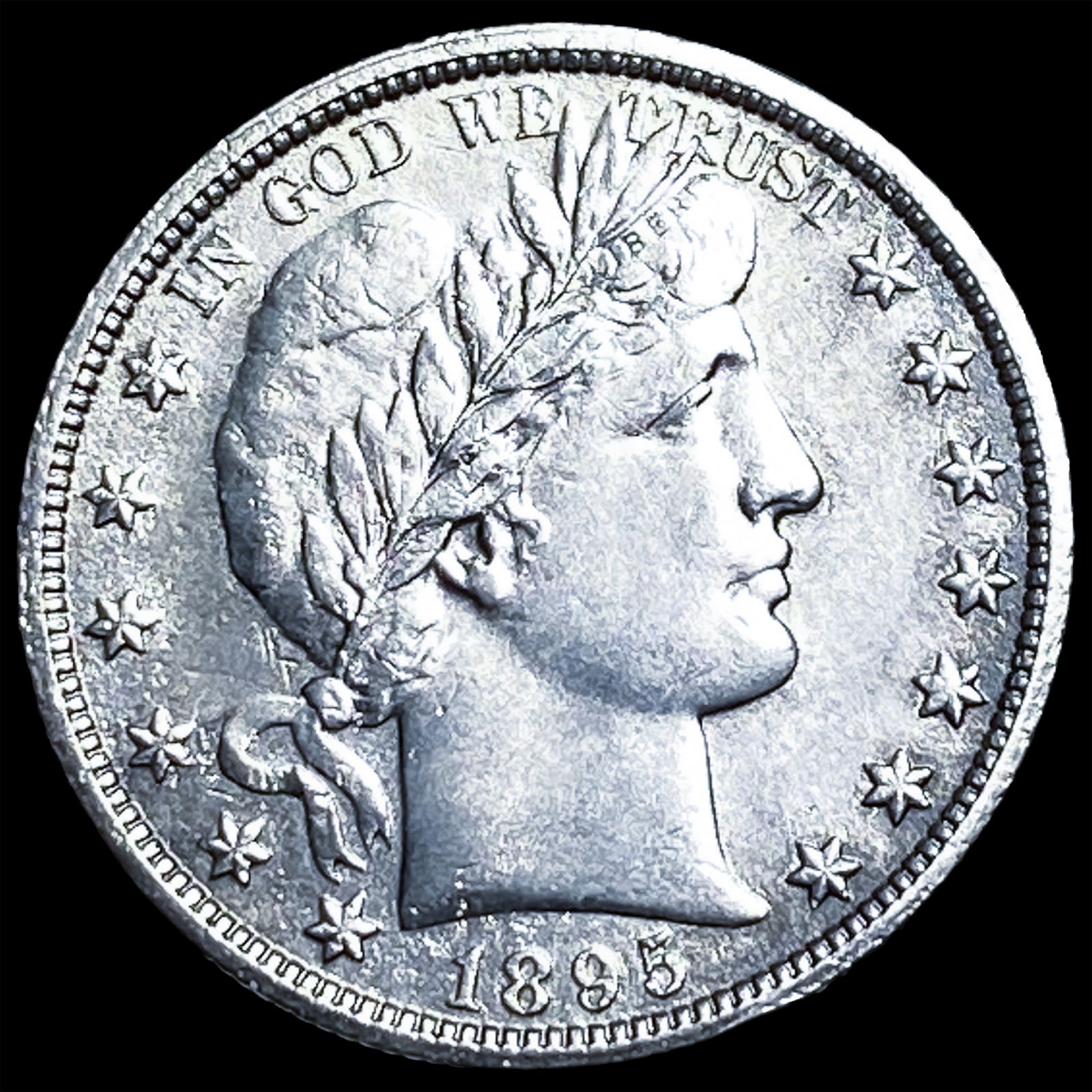 1895-O Silver Half Dollar CLOSELY UNCIRCULATED: 1895-O Silver Half Dollar CLOSELY UNCIRCULATED