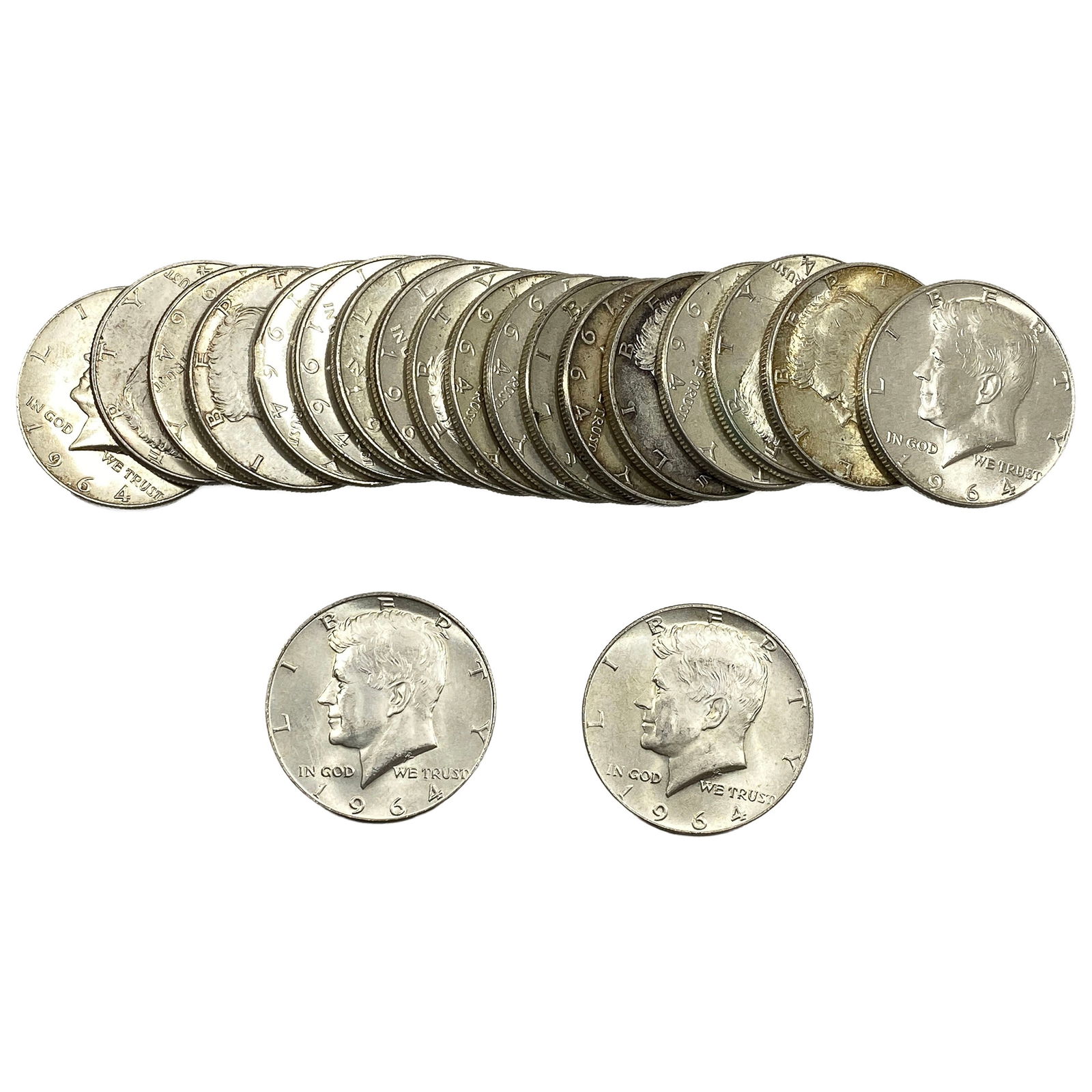 Roll of 1964 Kennedy Half Dollars (1 of 2)