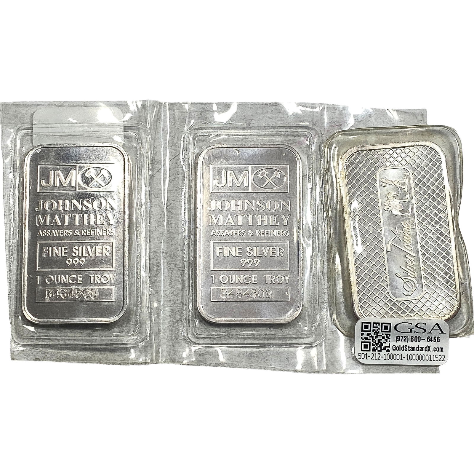 [3] 1 oz Silver Bars (1 of 2)