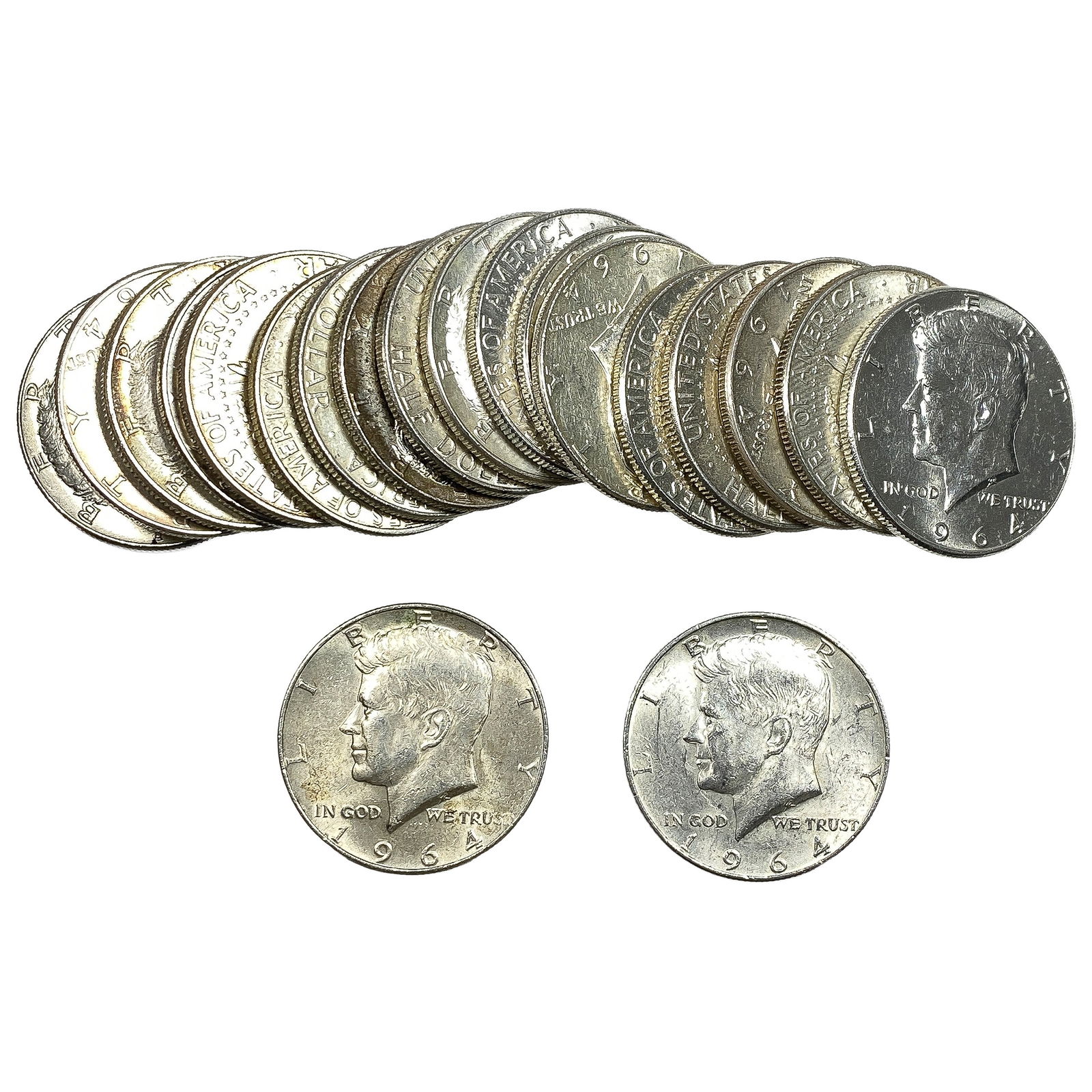 [20] - 1964 Kennedy Half Dollars (1 of 2)