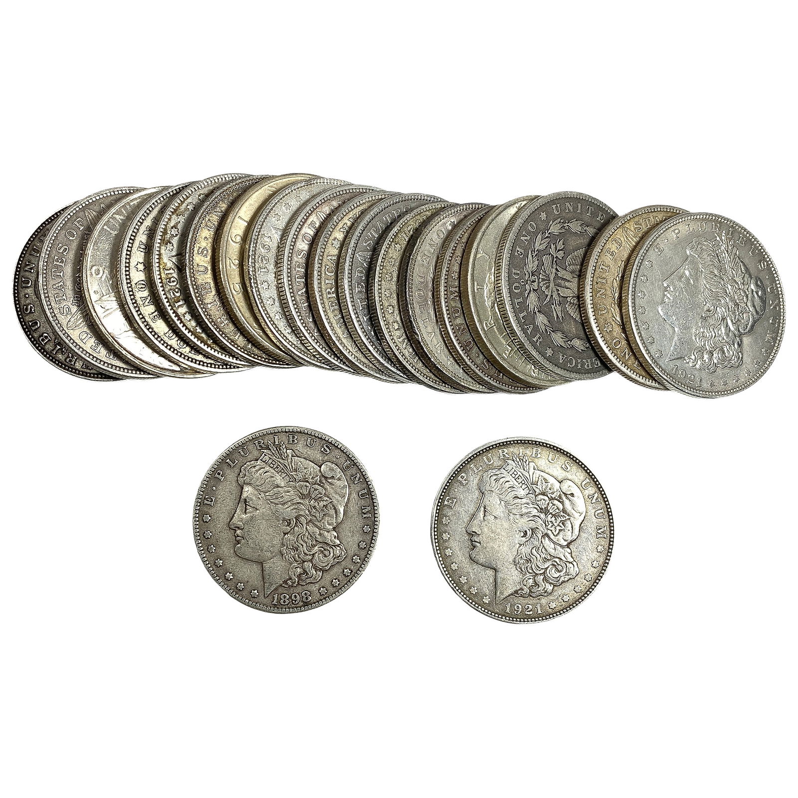 [20] Morgan Silver Dollars (1 of 2)