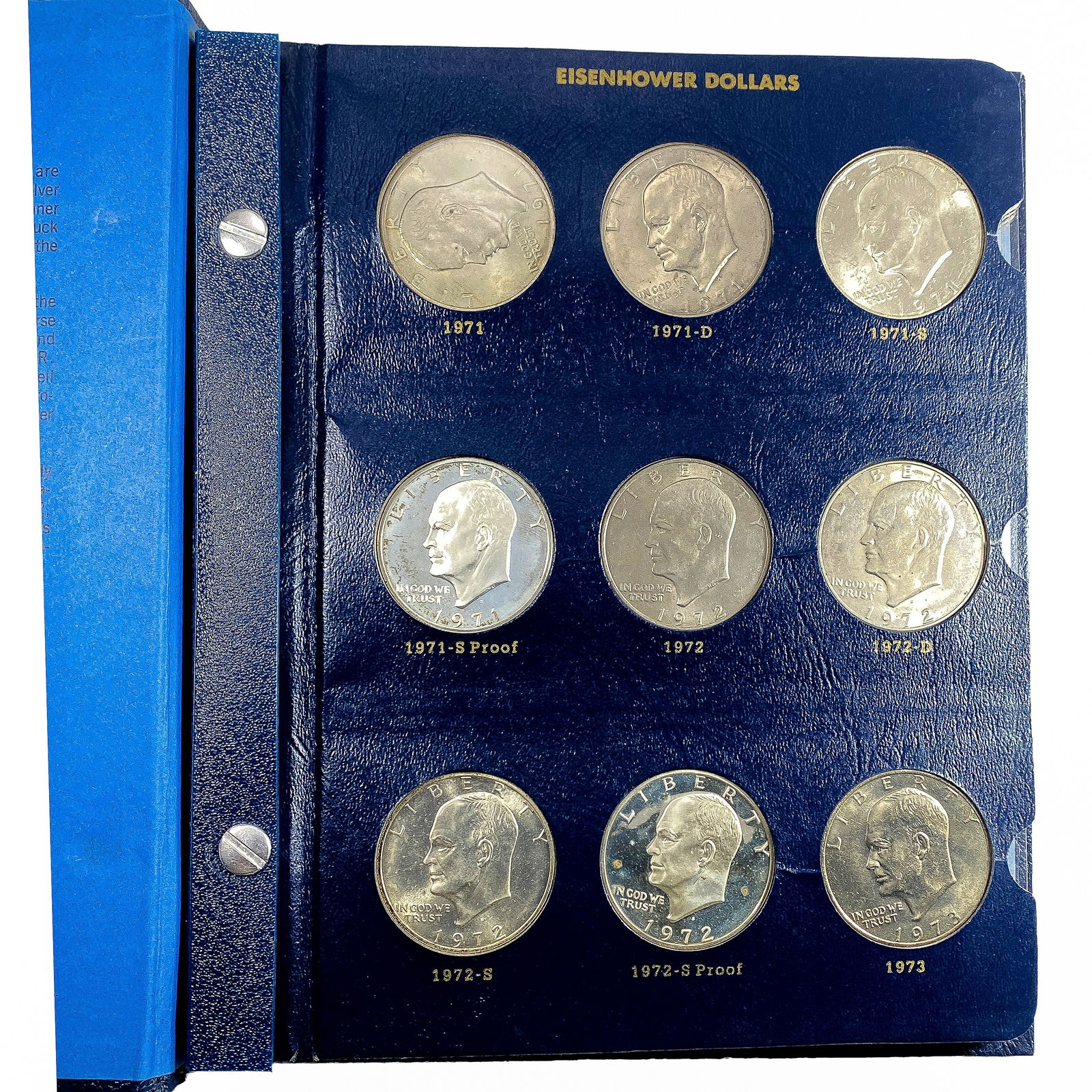 [32] 1971-1978 Eisenhower $1 Album (1 of 8)