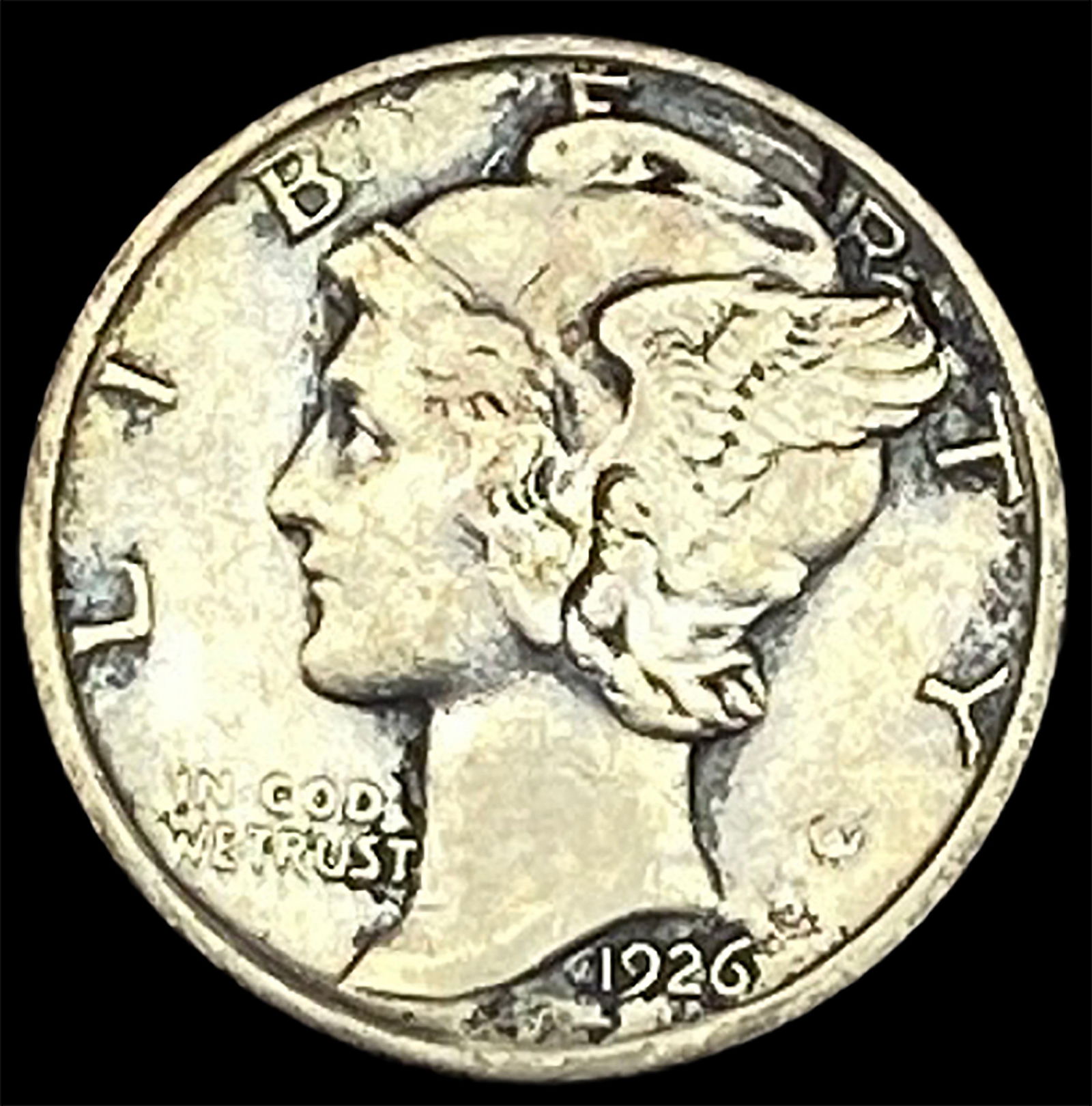 1926-S Silver Mercury Dime HIGH GRADE (1 of 2)