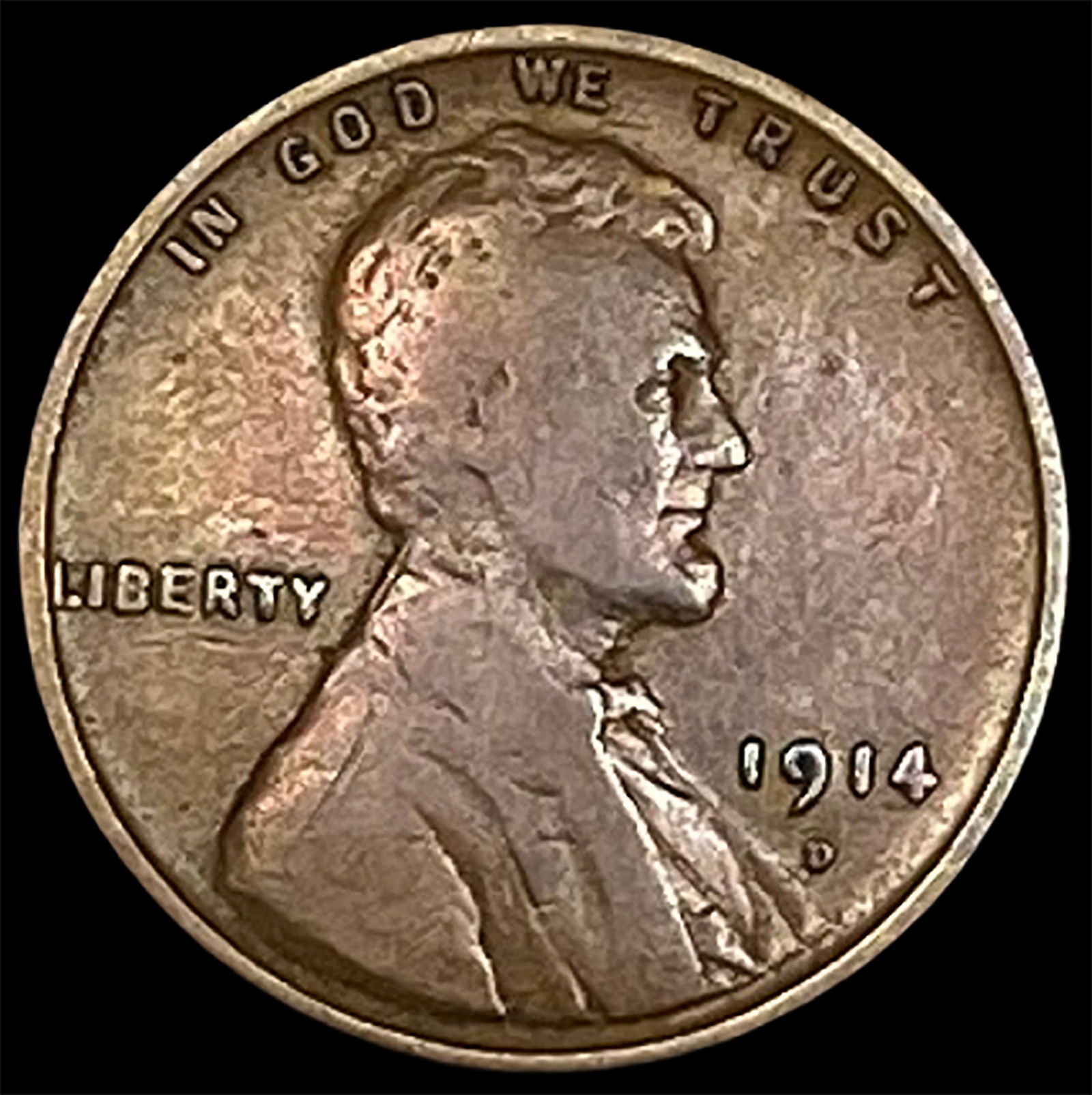 1914-D Lincoln Wheat Cent LIGHTLY CIRCULATED (1 of 2)
