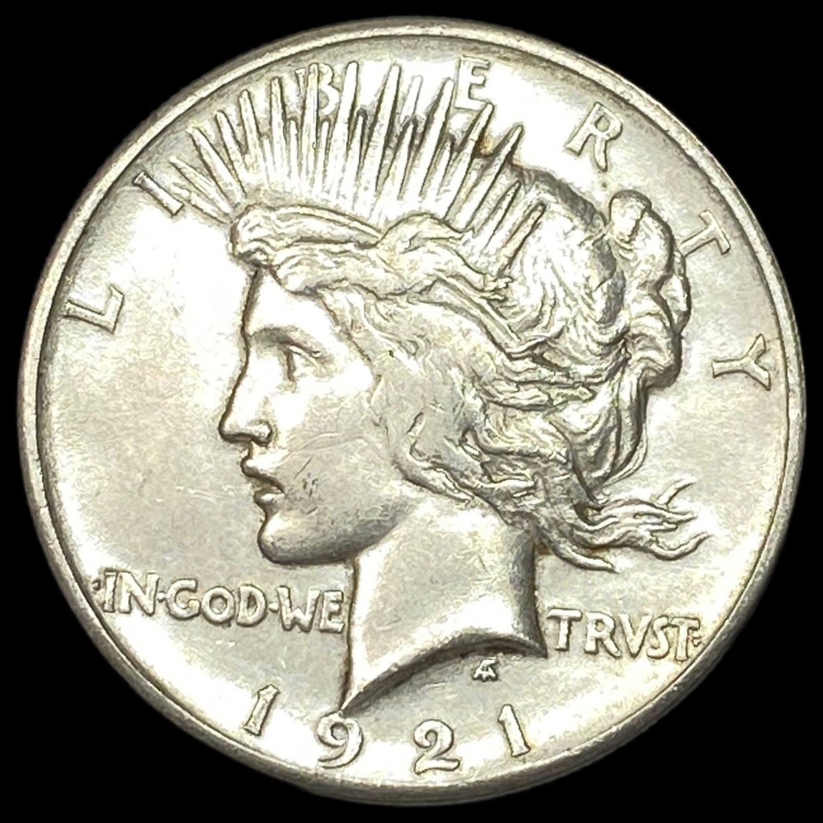 1921 Silver Peace Dollar CLOSELY UNCIRCULATED: 1921 Silver Peace Dollar CLOSELY UNCIRCULATED