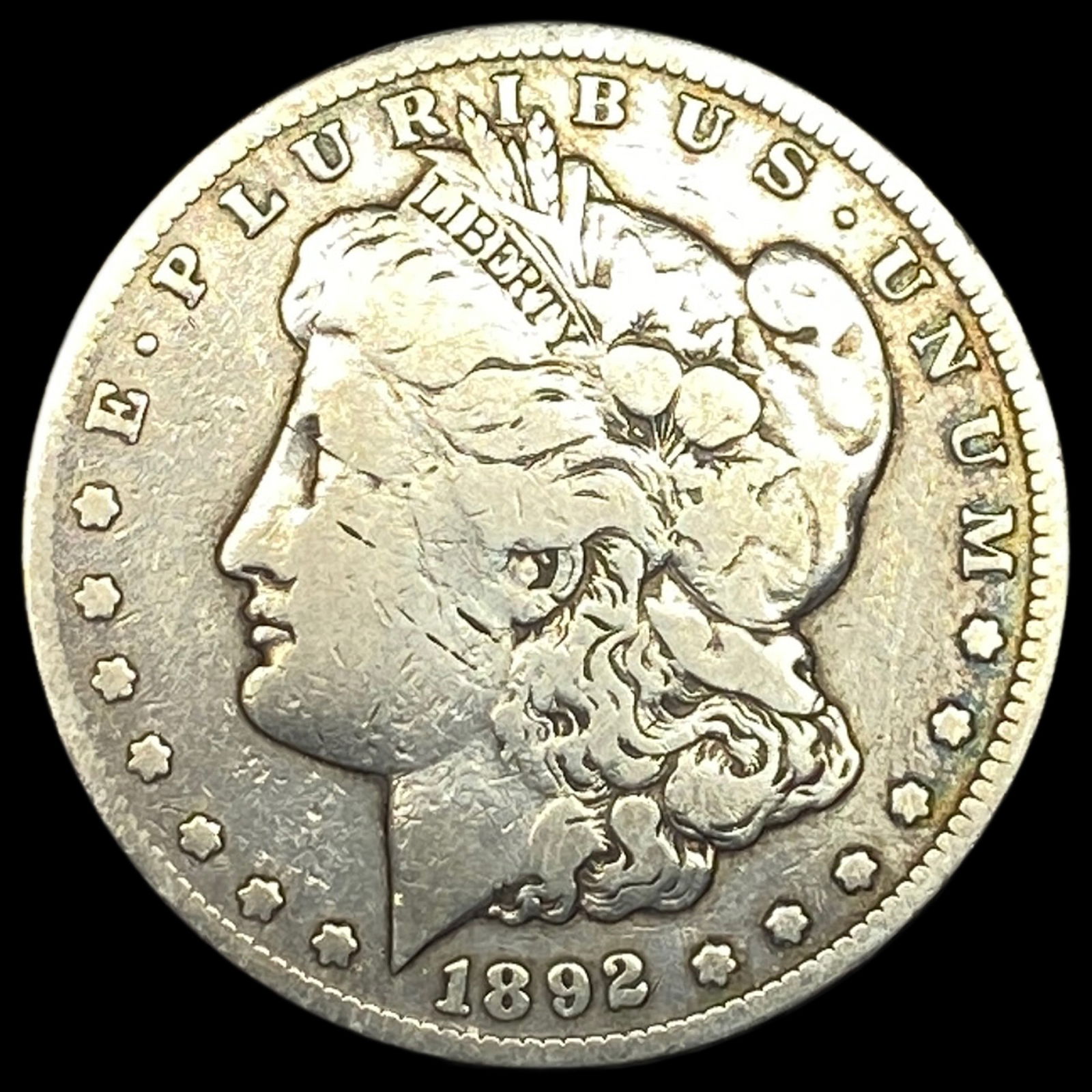 1892-CC Silver Morgan Dollar NICELY CIRCULATED: 1892-CC Silver Morgan Dollar NICELY CIRCULATED