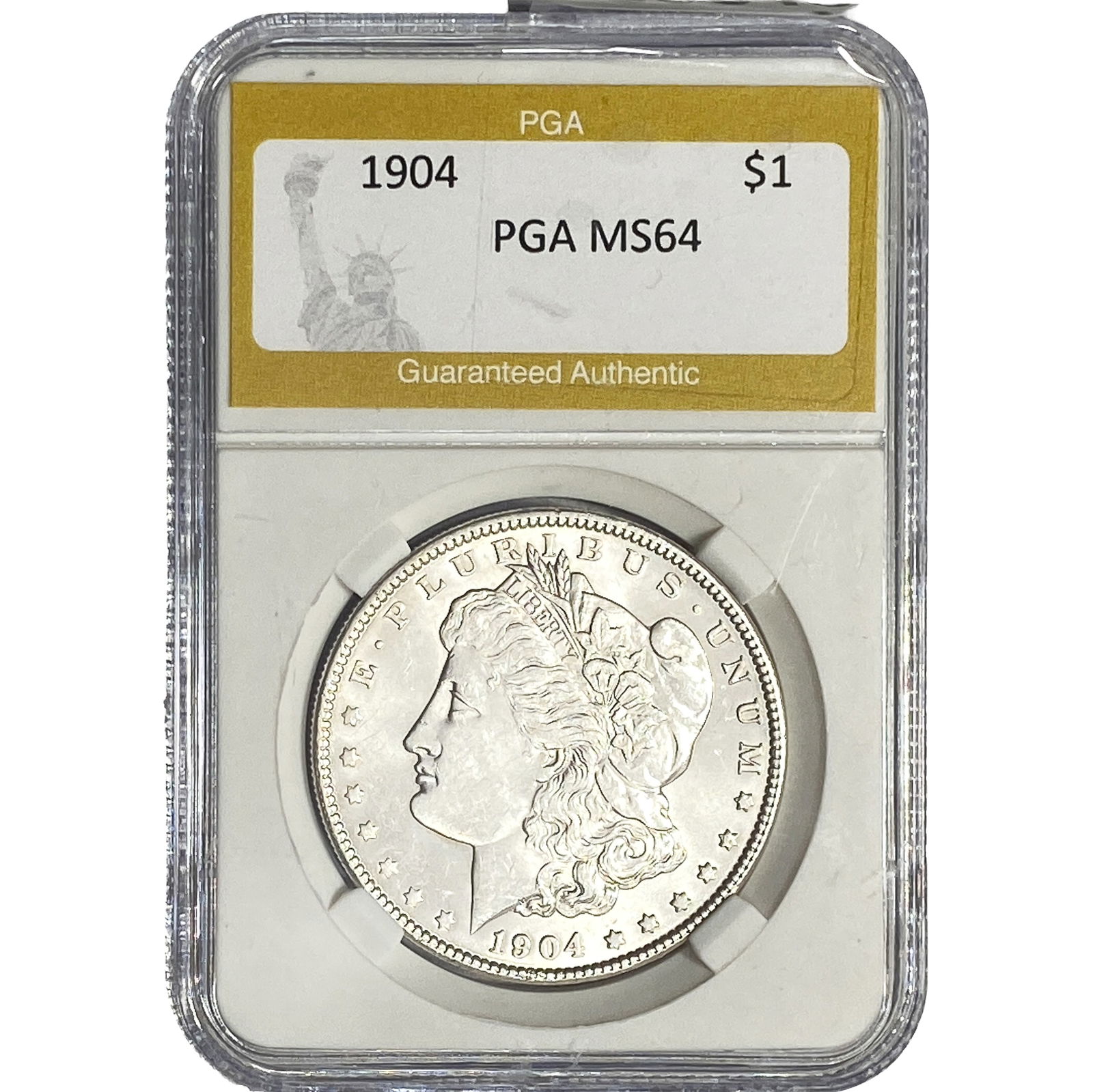 1904 Morgan Silver Dollar PGA MS64: 1904 Morgan Silver Dollar PGA MS64