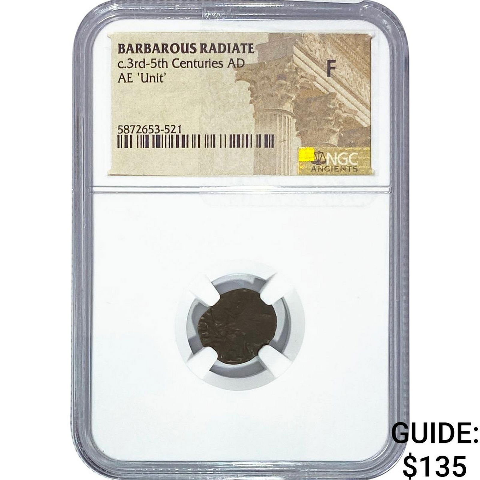 Barbarous Radiate c.3rd-5th Cent. Bronze'Unit': Barbarous Radiate c.3rd-5th Cent. Bronze'Unit'